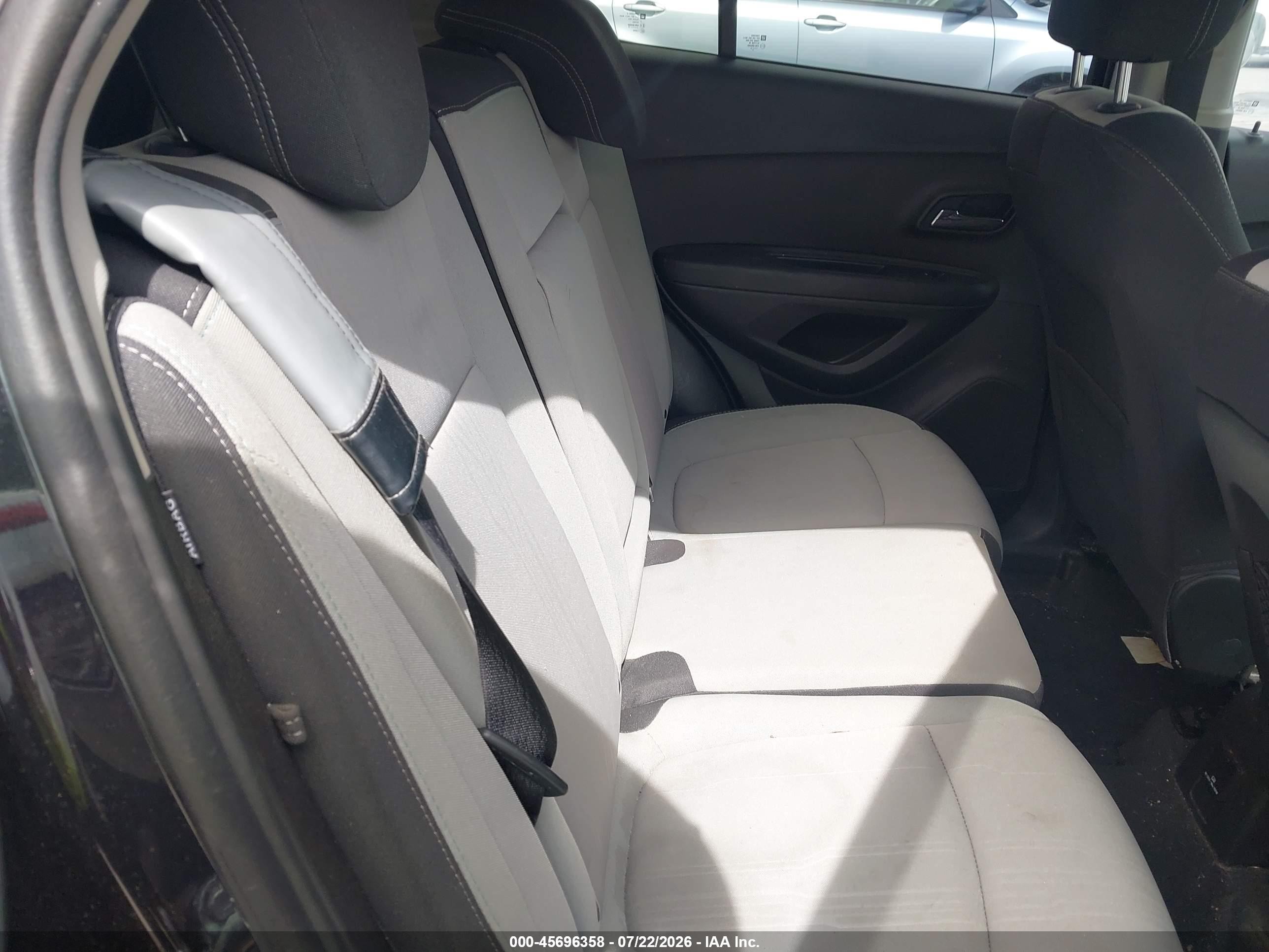 2015 Chevrolet Trax Lt Черный vin: 3GNCJLSB4FL212588