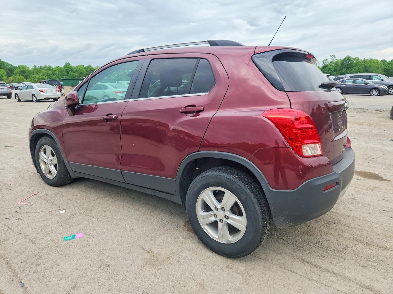 2016 Chevrolet Trax 1lt Maroon vin: 3GNCJLSB4GL223317