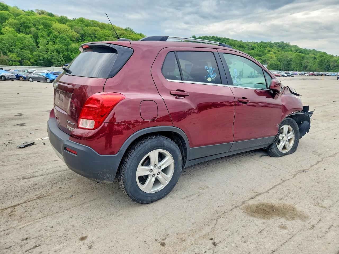 2016 Chevrolet Trax 1lt Maroon vin: 3GNCJLSB4GL223317