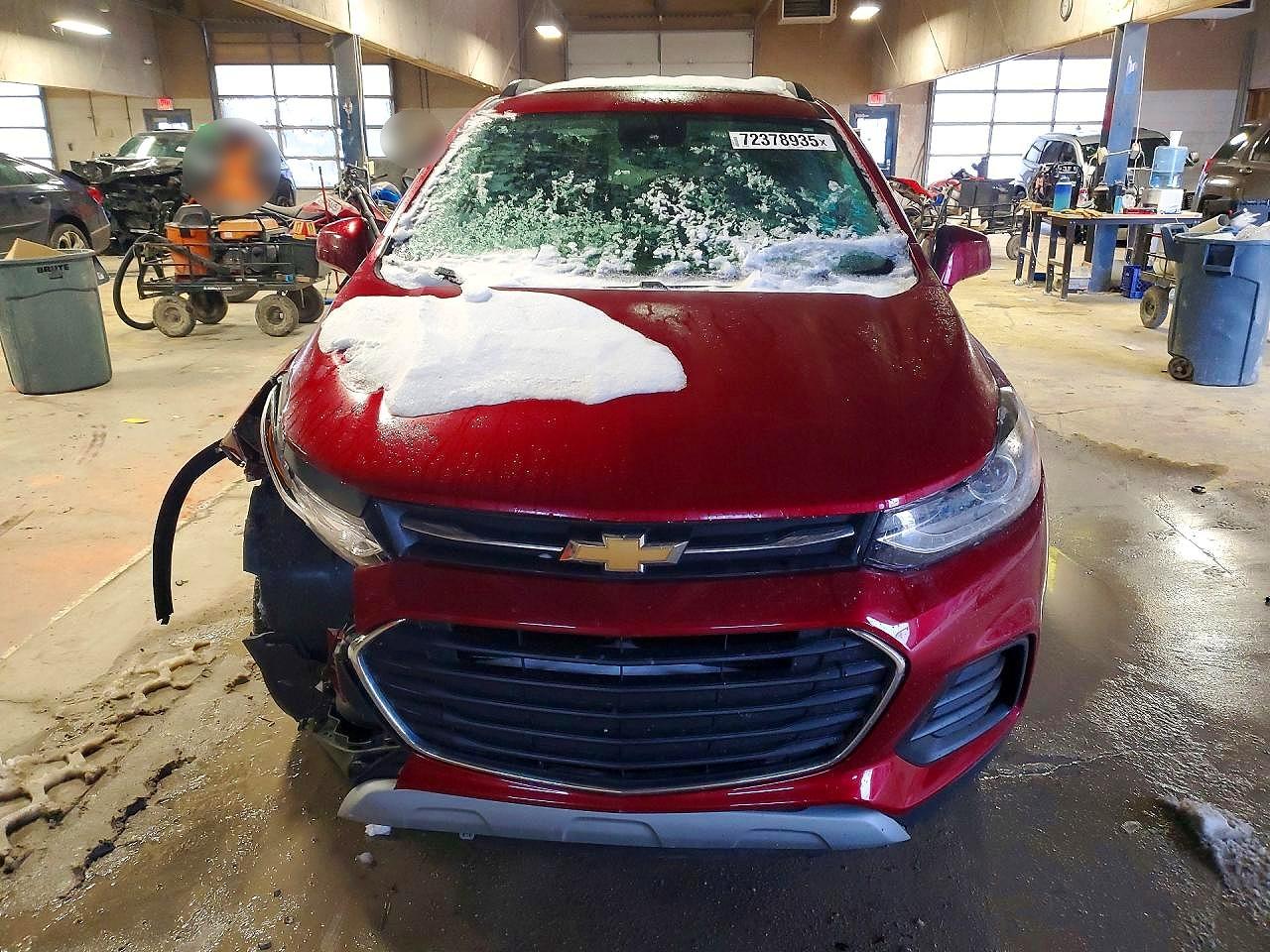 2019 Chevrolet Trax 1lt Red vin: 3GNCJLSB4KL399180