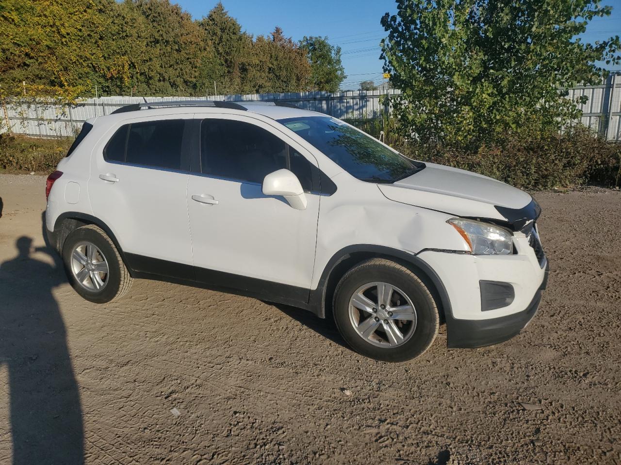2013 Chevrolet Trax 1lt White vin: 3GNCJLSB5DL198567