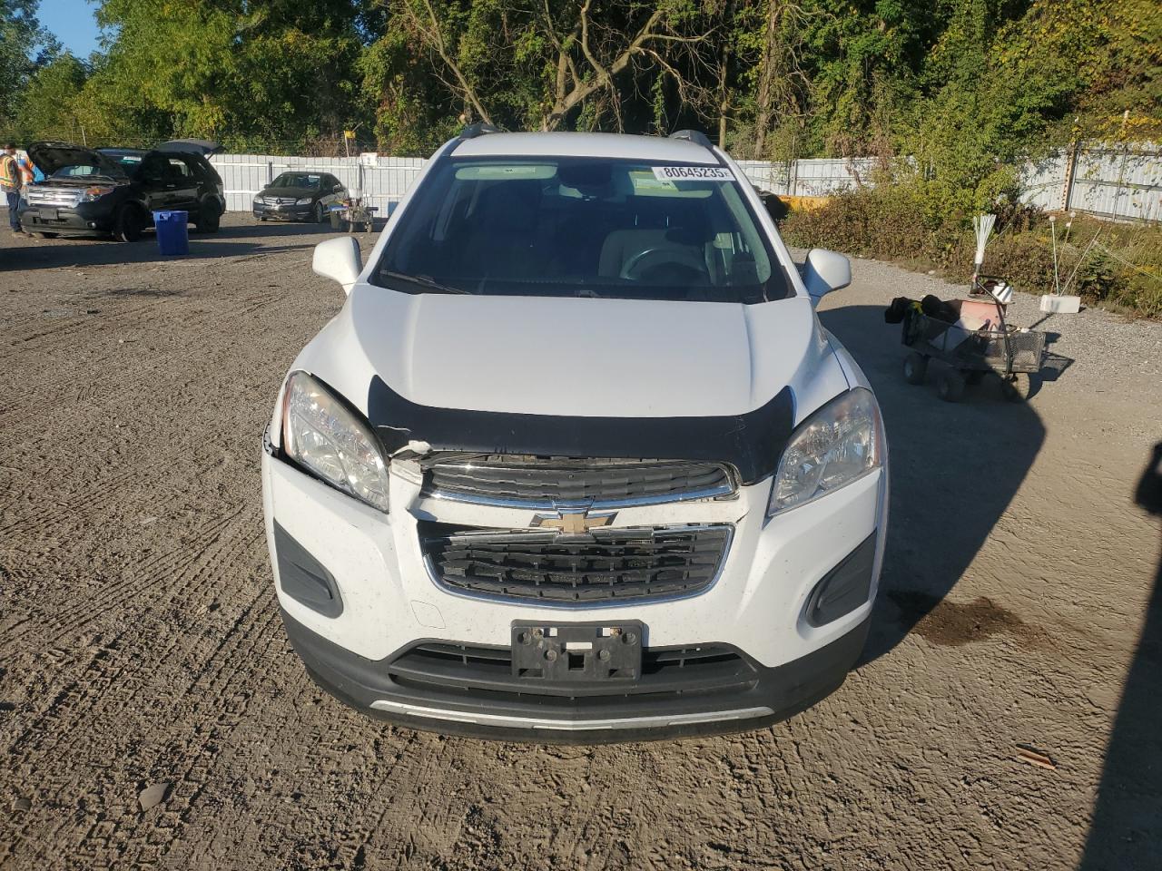 2013 Chevrolet Trax 1lt White vin: 3GNCJLSB5DL198567