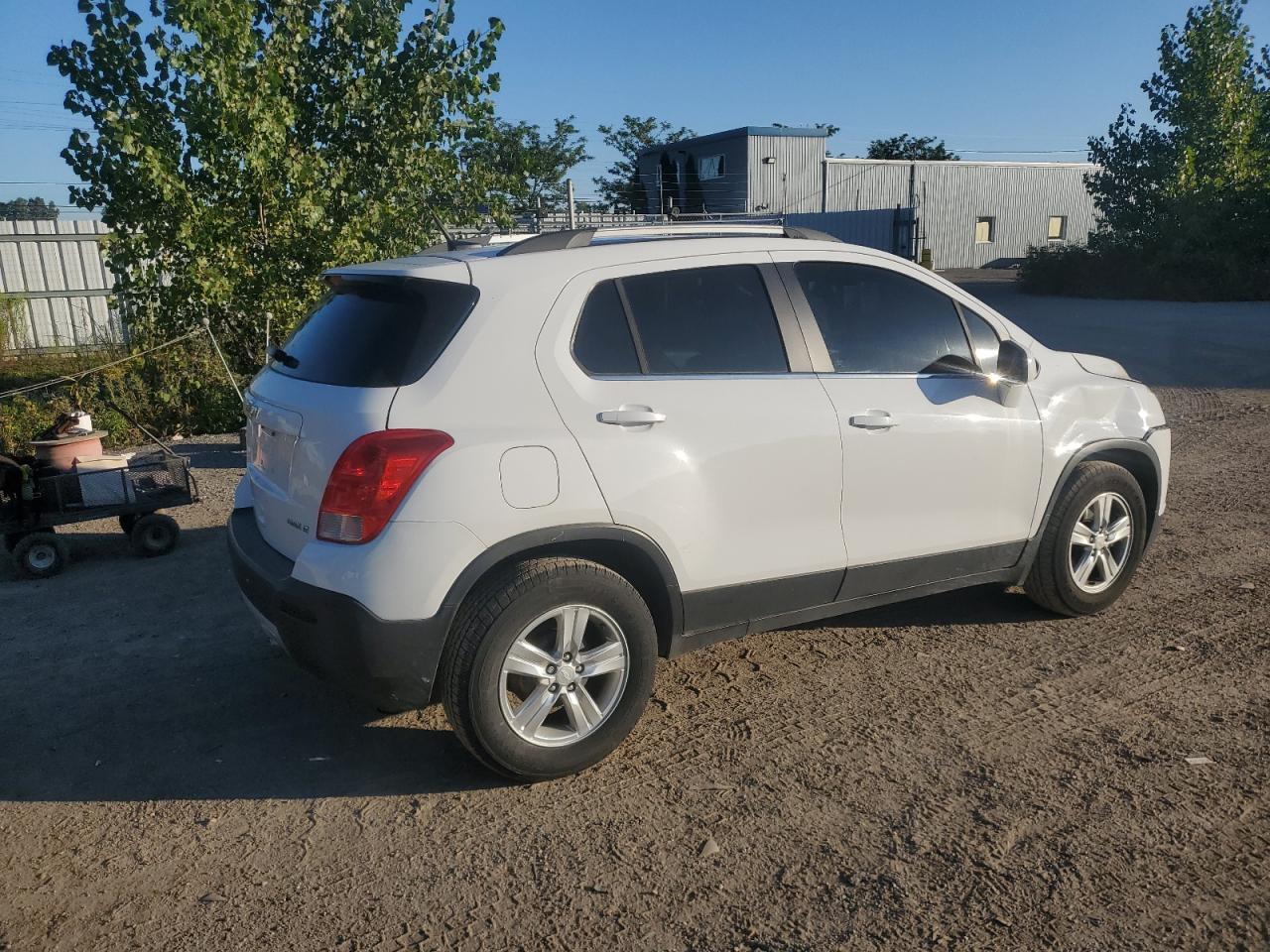 2013 Chevrolet Trax 1lt White vin: 3GNCJLSB5DL198567