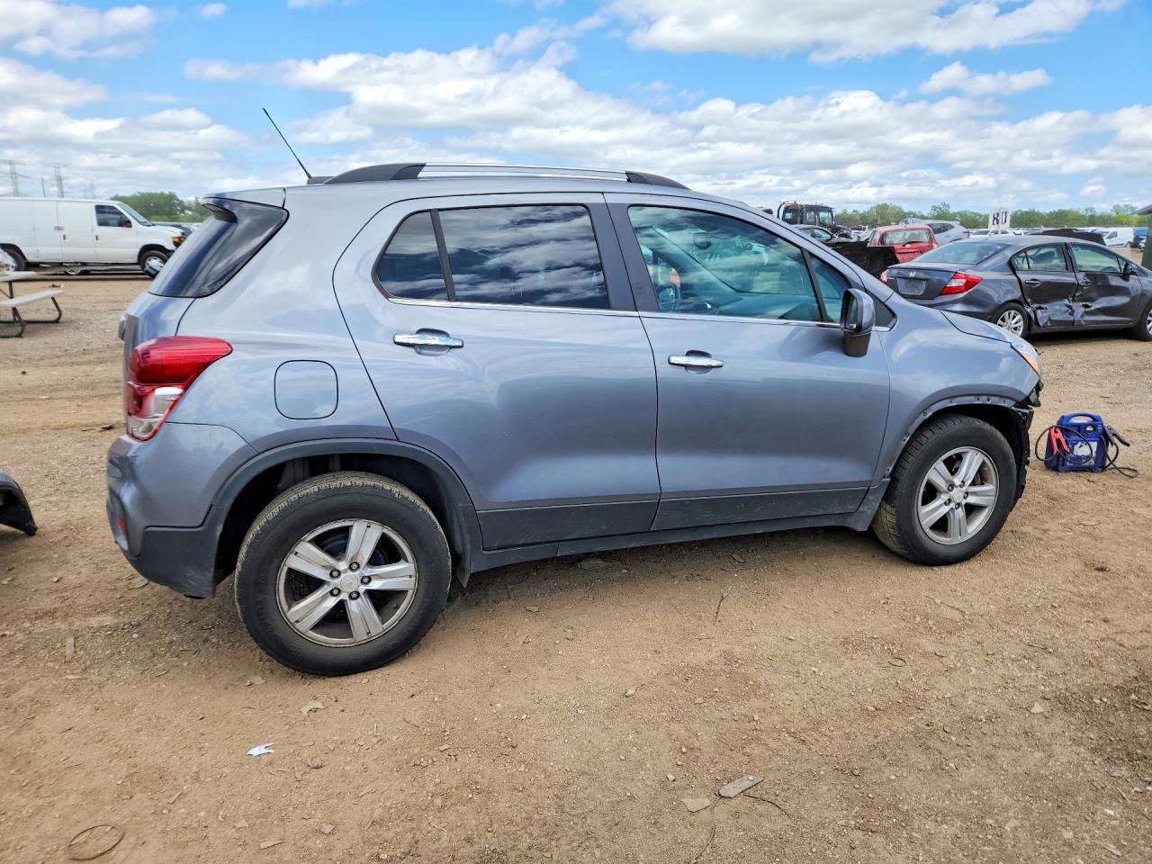2020 Chevrolet Trax 1lt Gray vin: 3GNCJLSB5LL141011