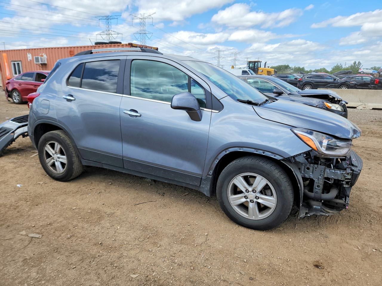 2020 Chevrolet Trax 1lt Gray vin: 3GNCJLSB5LL141011