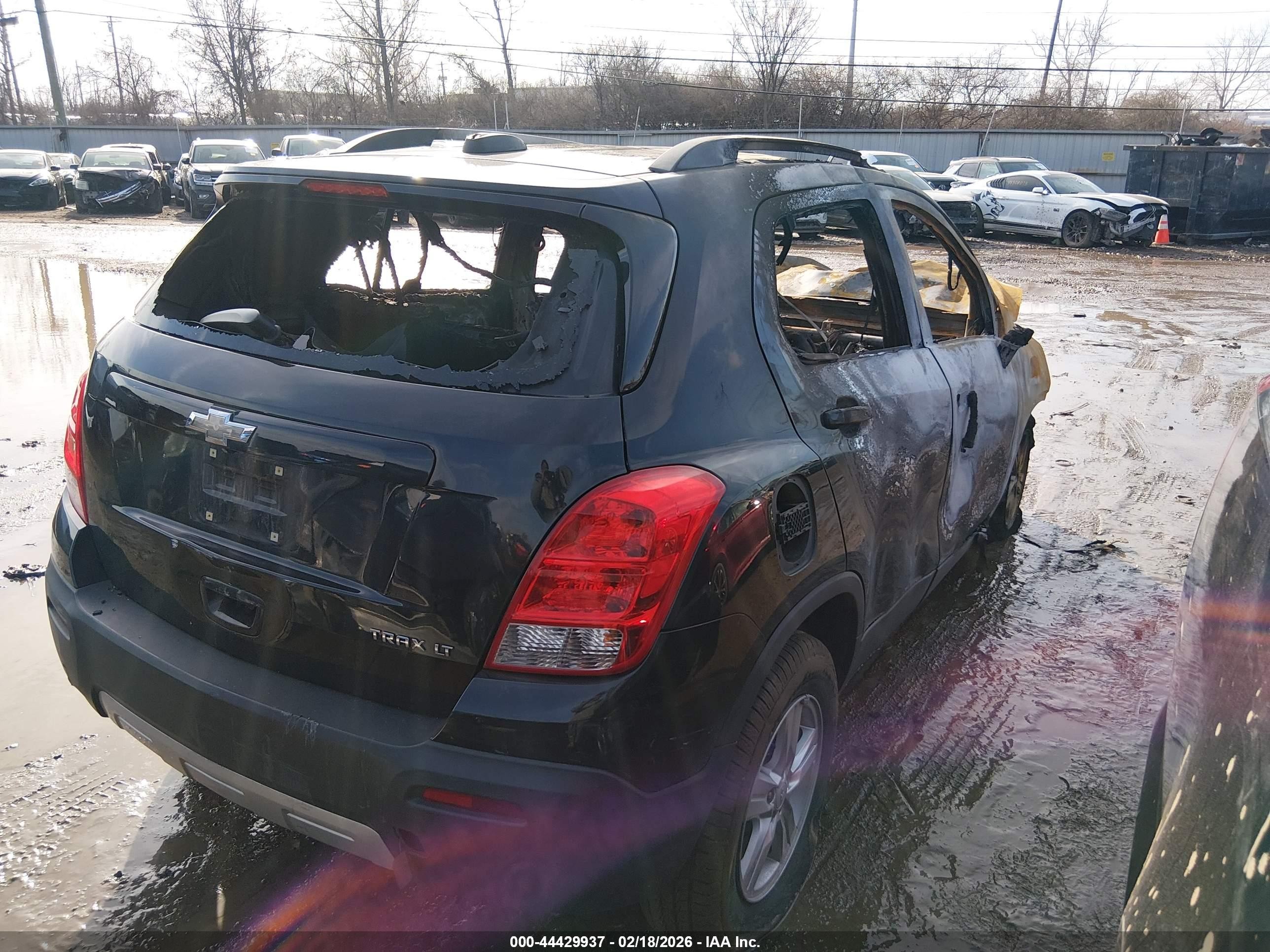 2015 Chevrolet Trax Lt Black vin: 3GNCJLSB6FL205030