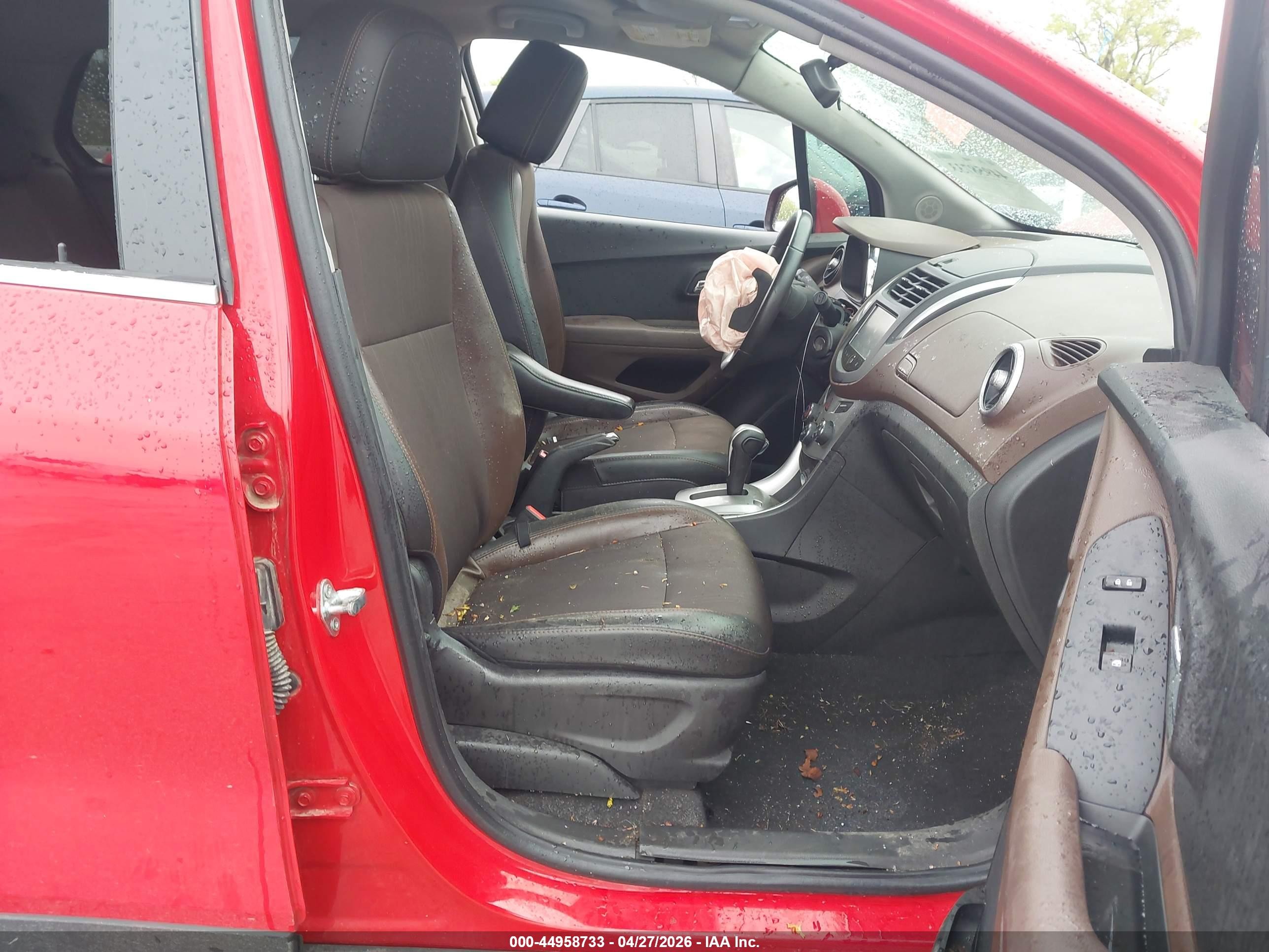 2015 Chevrolet Trax Lt Red vin: 3GNCJLSB7FL244404