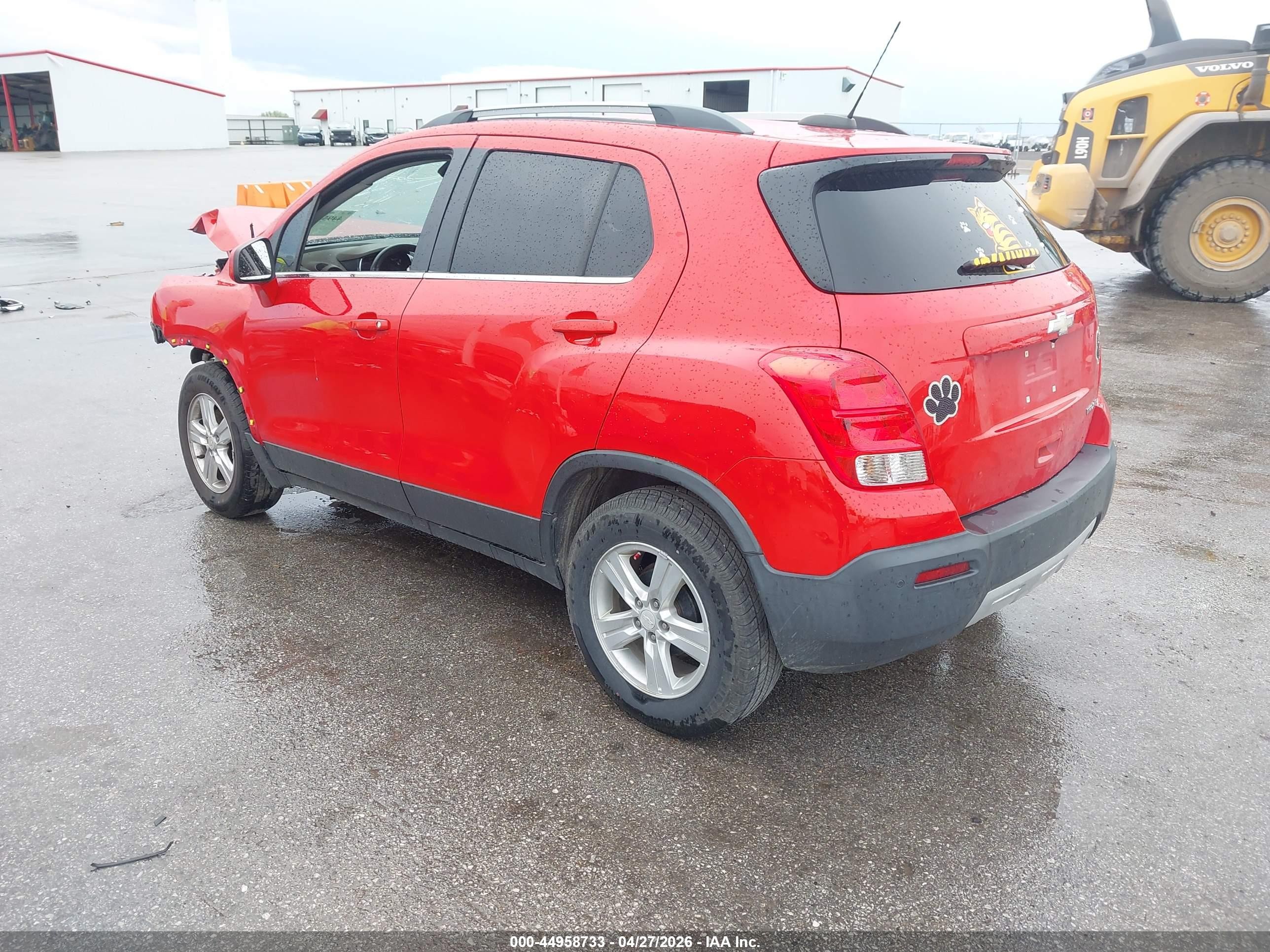 2015 Chevrolet Trax Lt Red vin: 3GNCJLSB7FL244404
