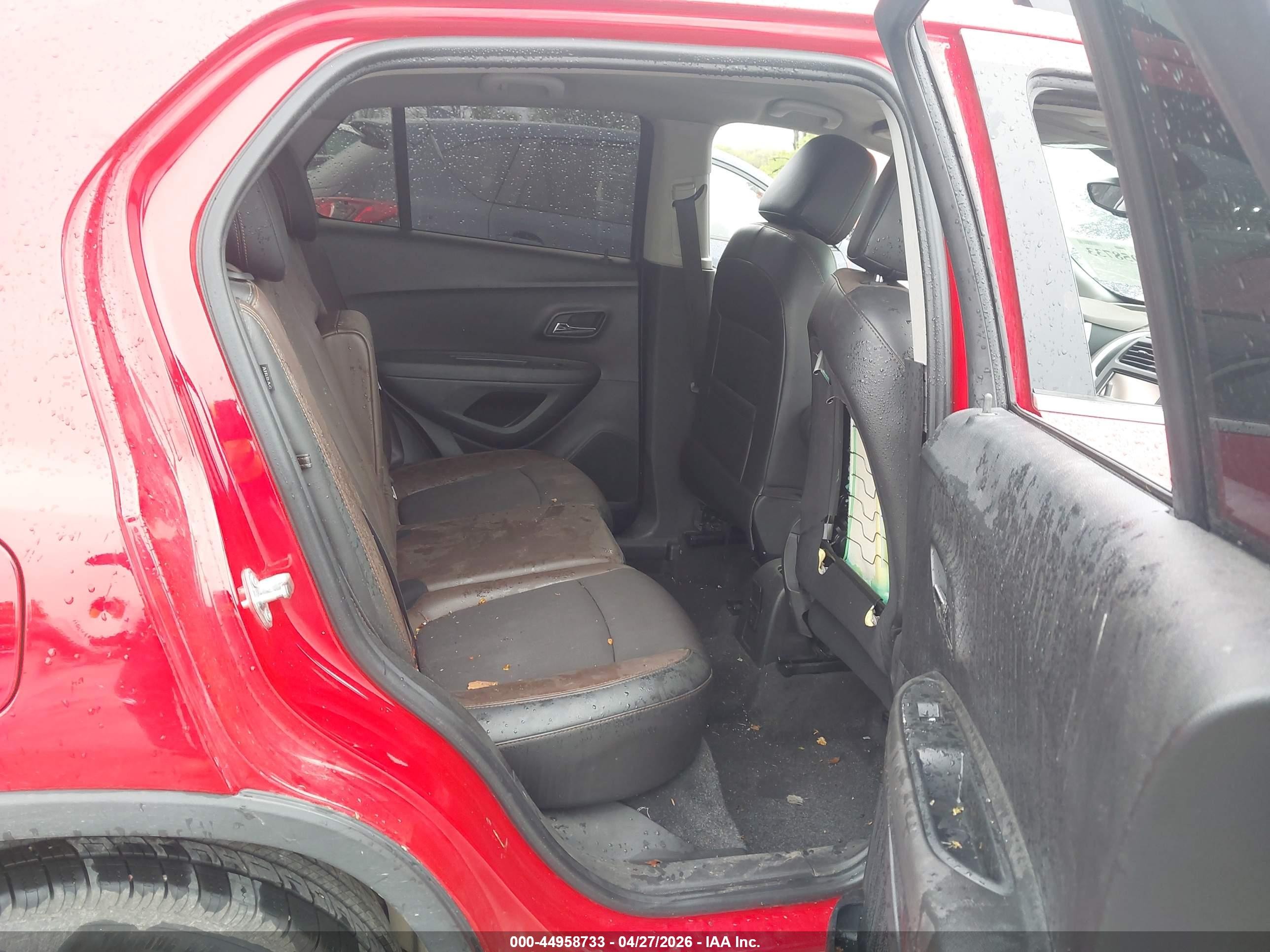 2015 Chevrolet Trax Lt Red vin: 3GNCJLSB7FL244404