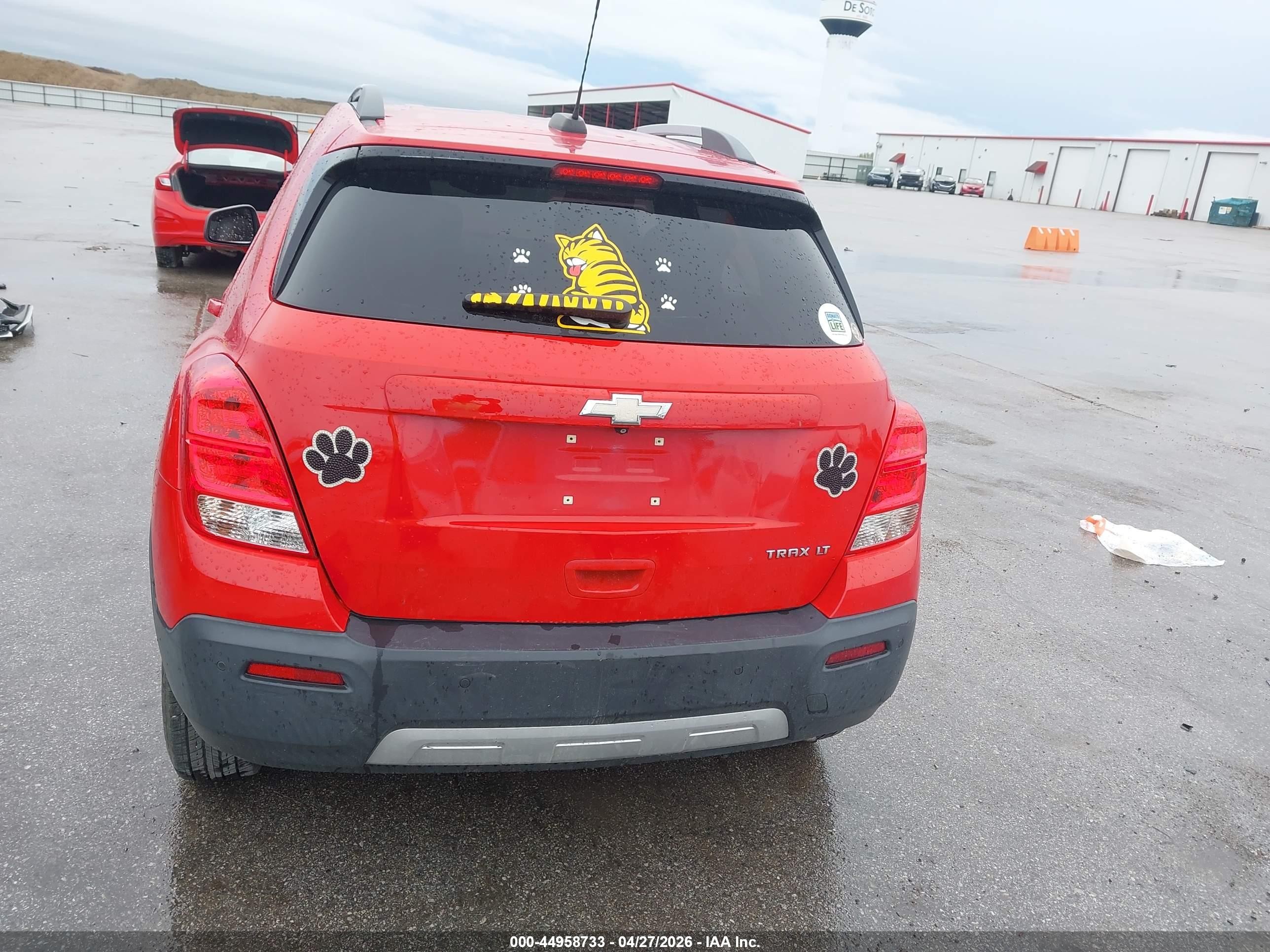 2015 Chevrolet Trax Lt Red vin: 3GNCJLSB7FL244404