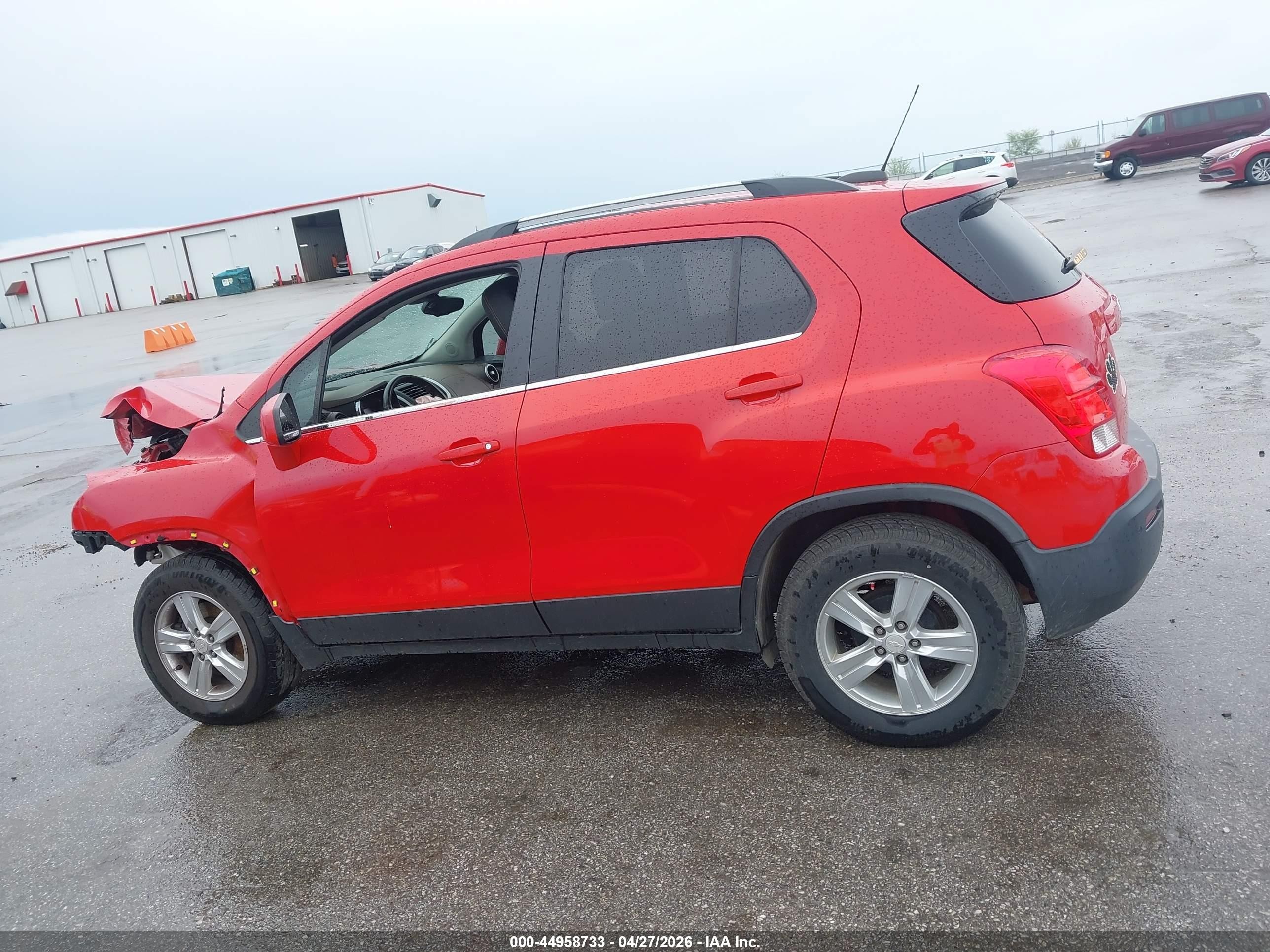 2015 Chevrolet Trax Lt Red vin: 3GNCJLSB7FL244404
