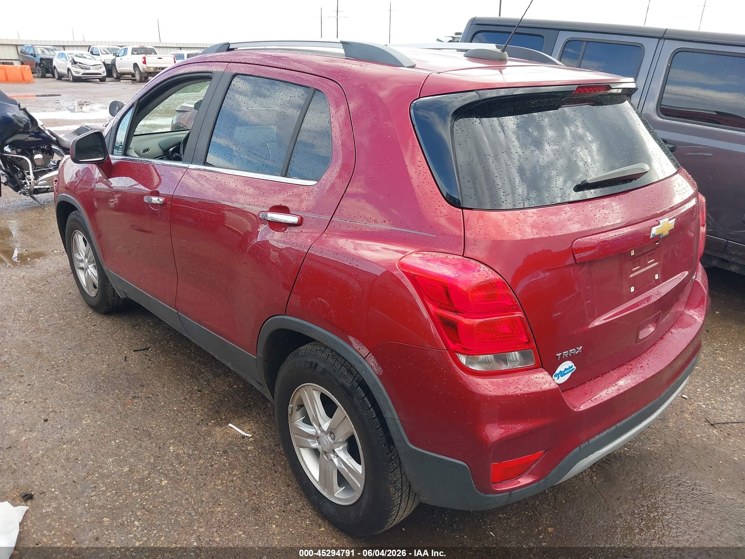 2019 Chevrolet Trax Lt Red vin: 3GNCJLSB7KL203779
