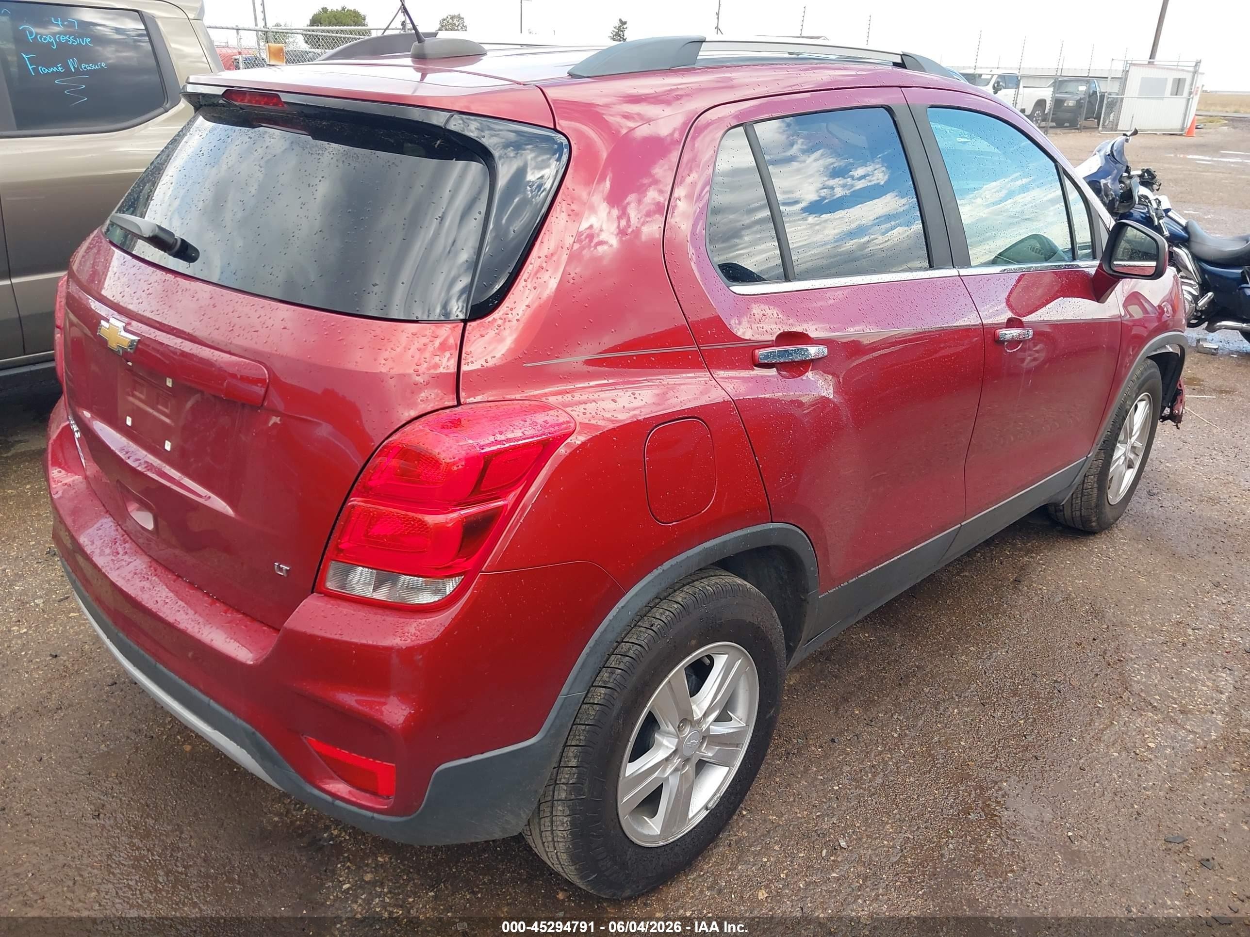 2019 Chevrolet Trax Lt Red vin: 3GNCJLSB7KL203779