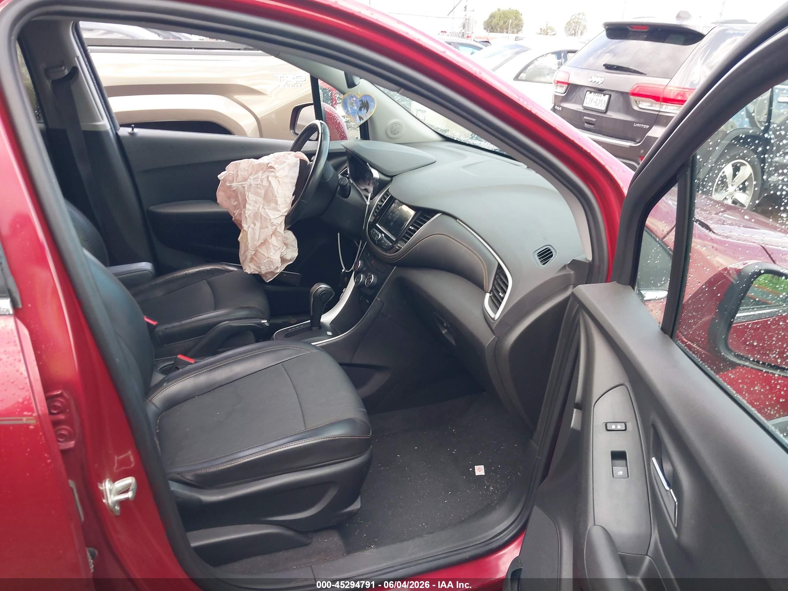 2019 Chevrolet Trax Lt Red vin: 3GNCJLSB7KL203779