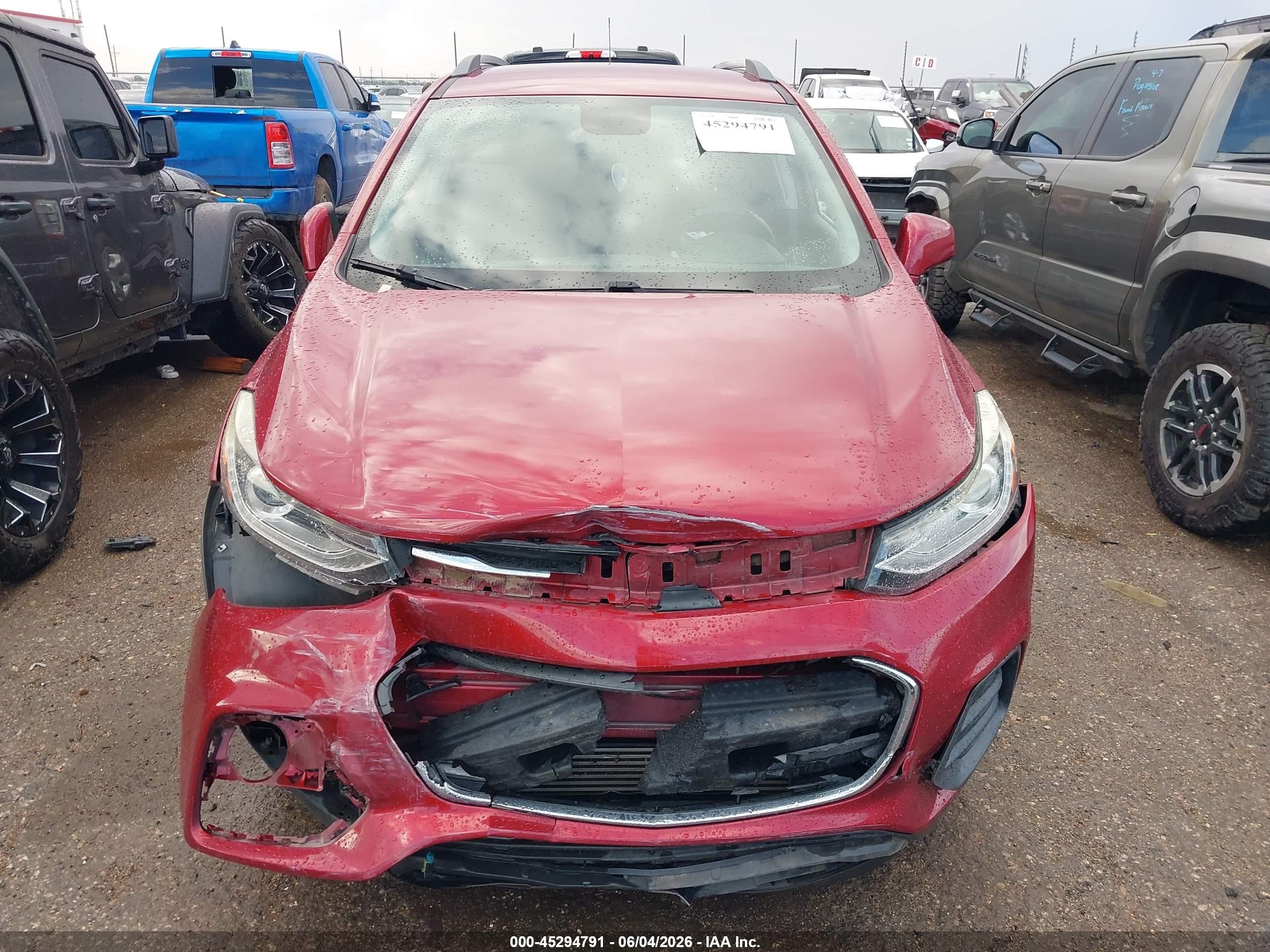 2019 Chevrolet Trax Lt Red vin: 3GNCJLSB7KL203779