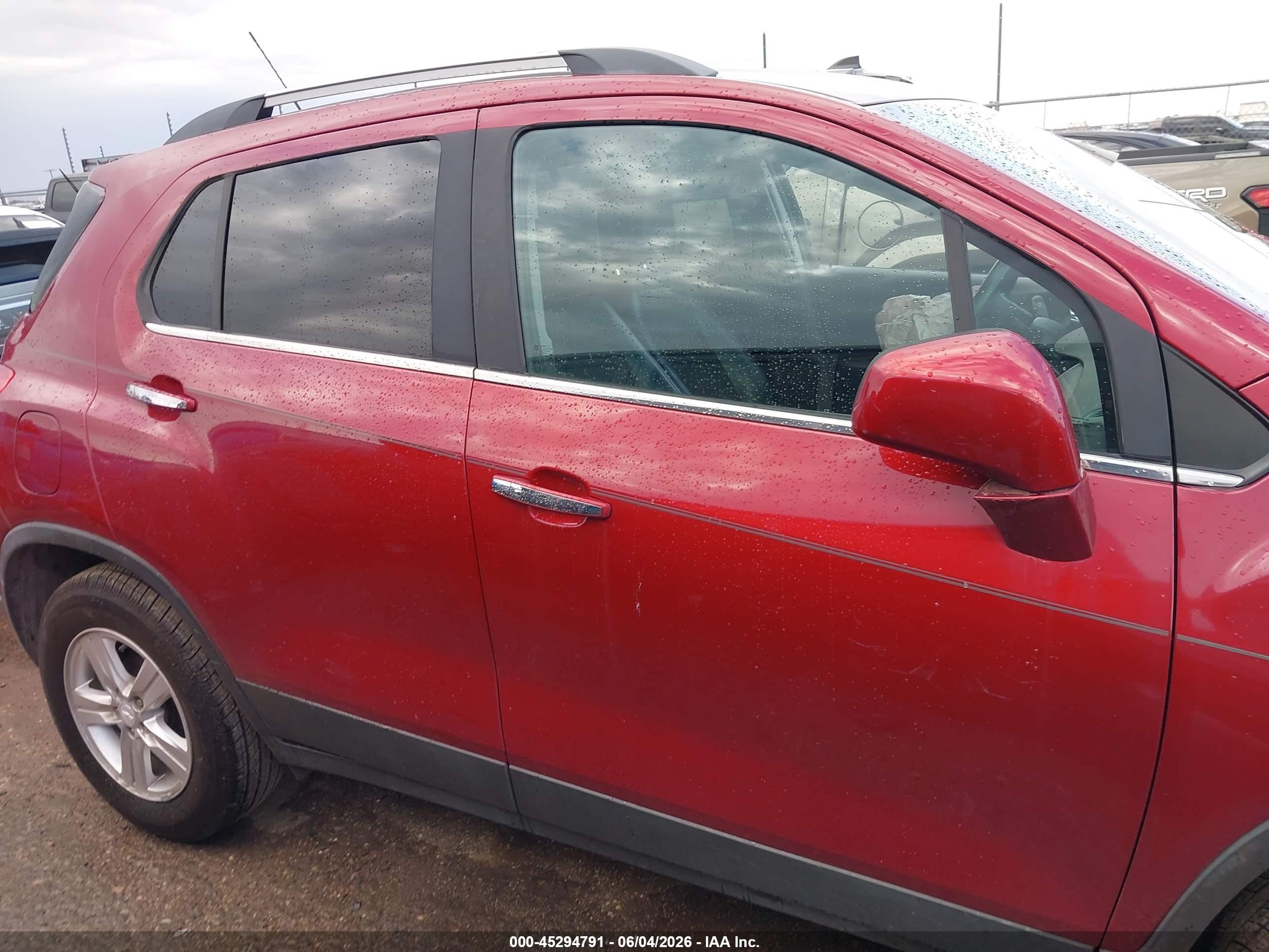 2019 Chevrolet Trax Lt Red vin: 3GNCJLSB7KL203779