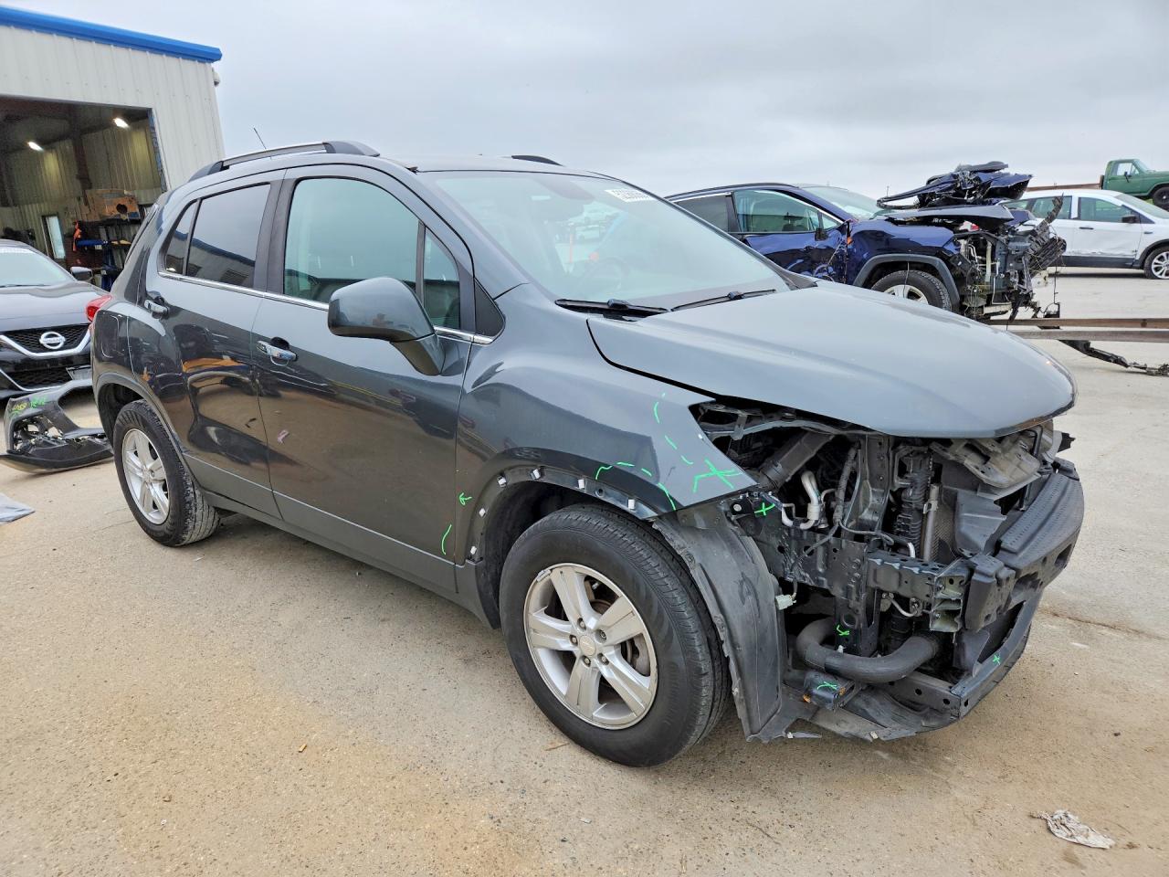 2019 Chevrolet Trax 1lt Charcoal vin: 3GNCJLSB7KL273024