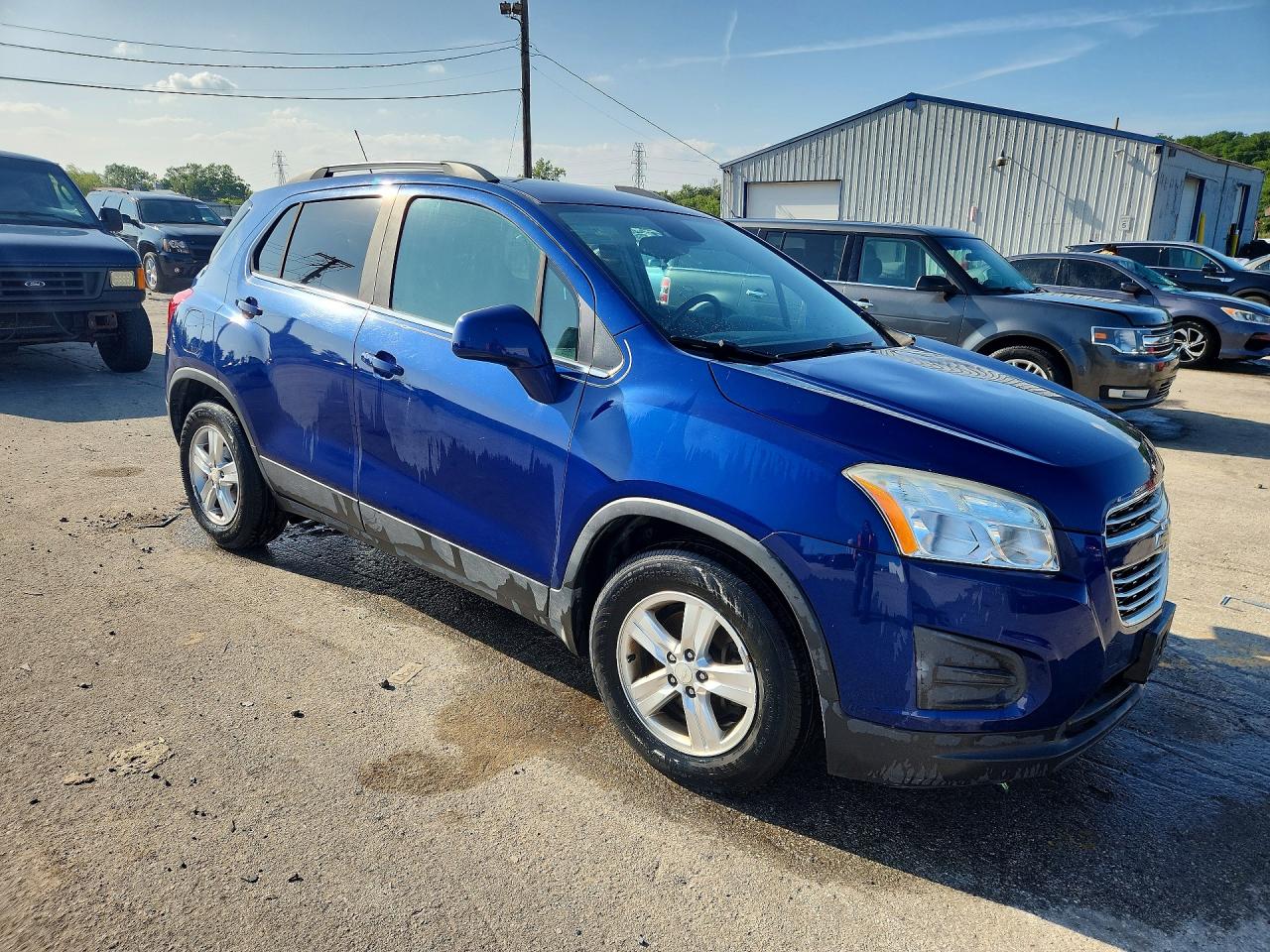 2015 Chevrolet Trax 1lt Blue vin: 3GNCJLSB8FL233704