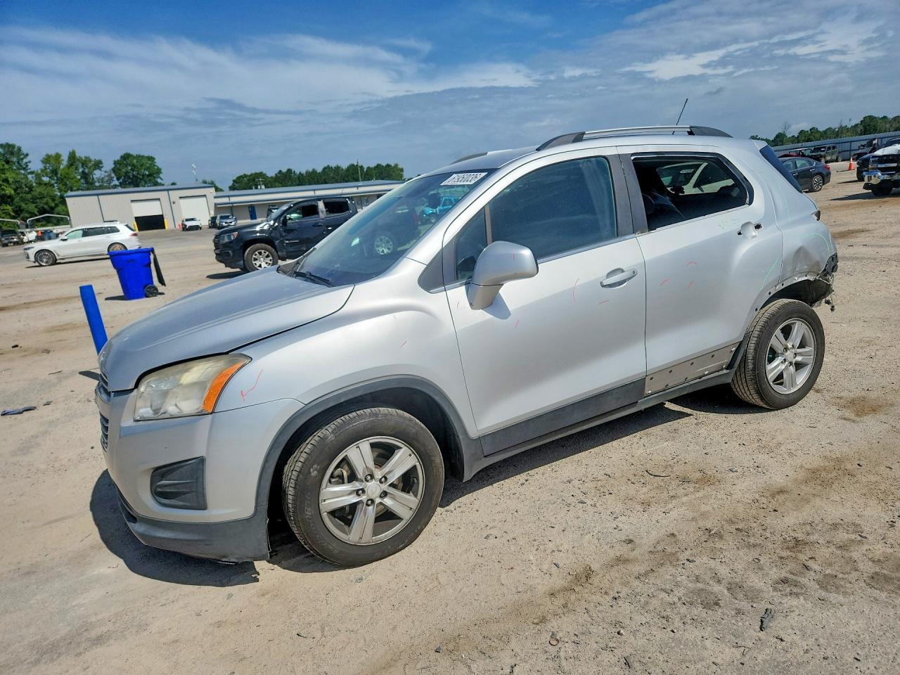 2015 Chevrolet Trax 1lt Silver vin: 3GNCJLSB8FL252107