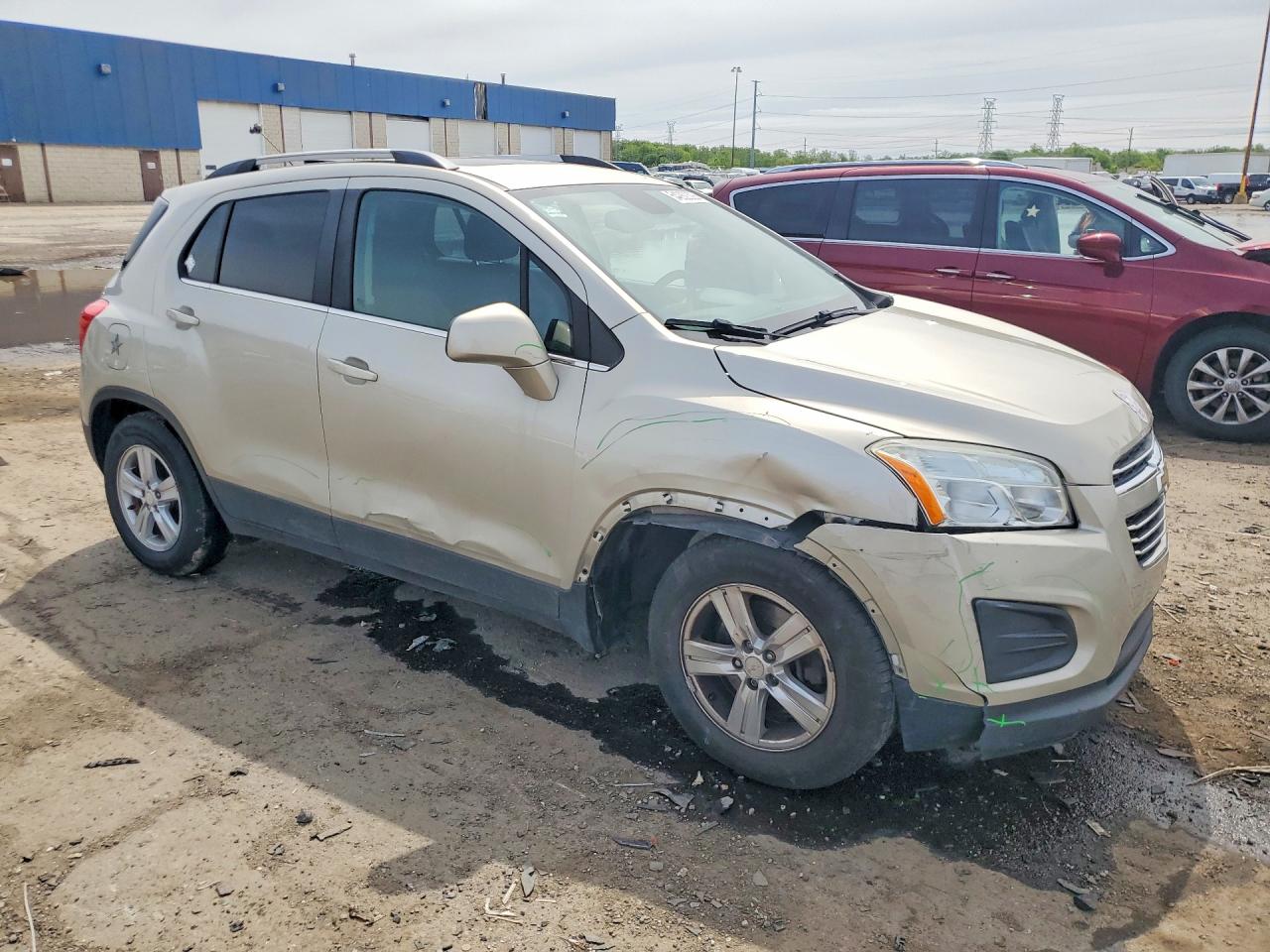 2016 Chevrolet Trax 1lt Cream vin: 3GNCJLSB8GL275288