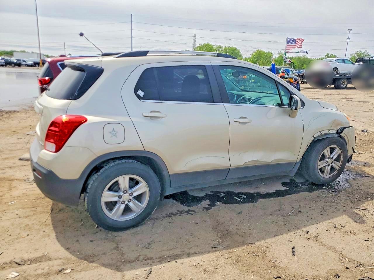 2016 Chevrolet Trax 1lt Cream vin: 3GNCJLSB8GL275288