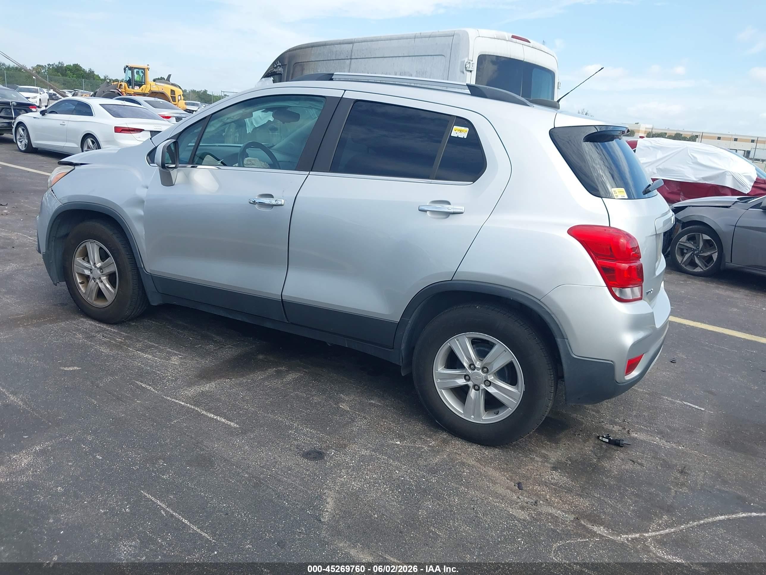 2018 Chevrolet Trax Lt Gray vin: 3GNCJLSB8JL197070
