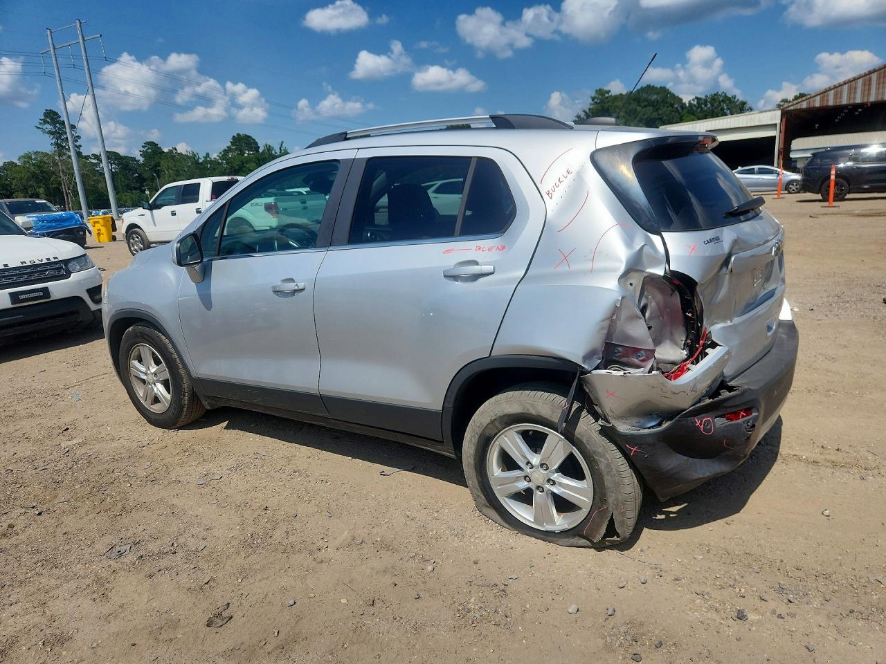 2015 Chevrolet Trax 1lt Silver vin: 3GNCJLSB9FL253279