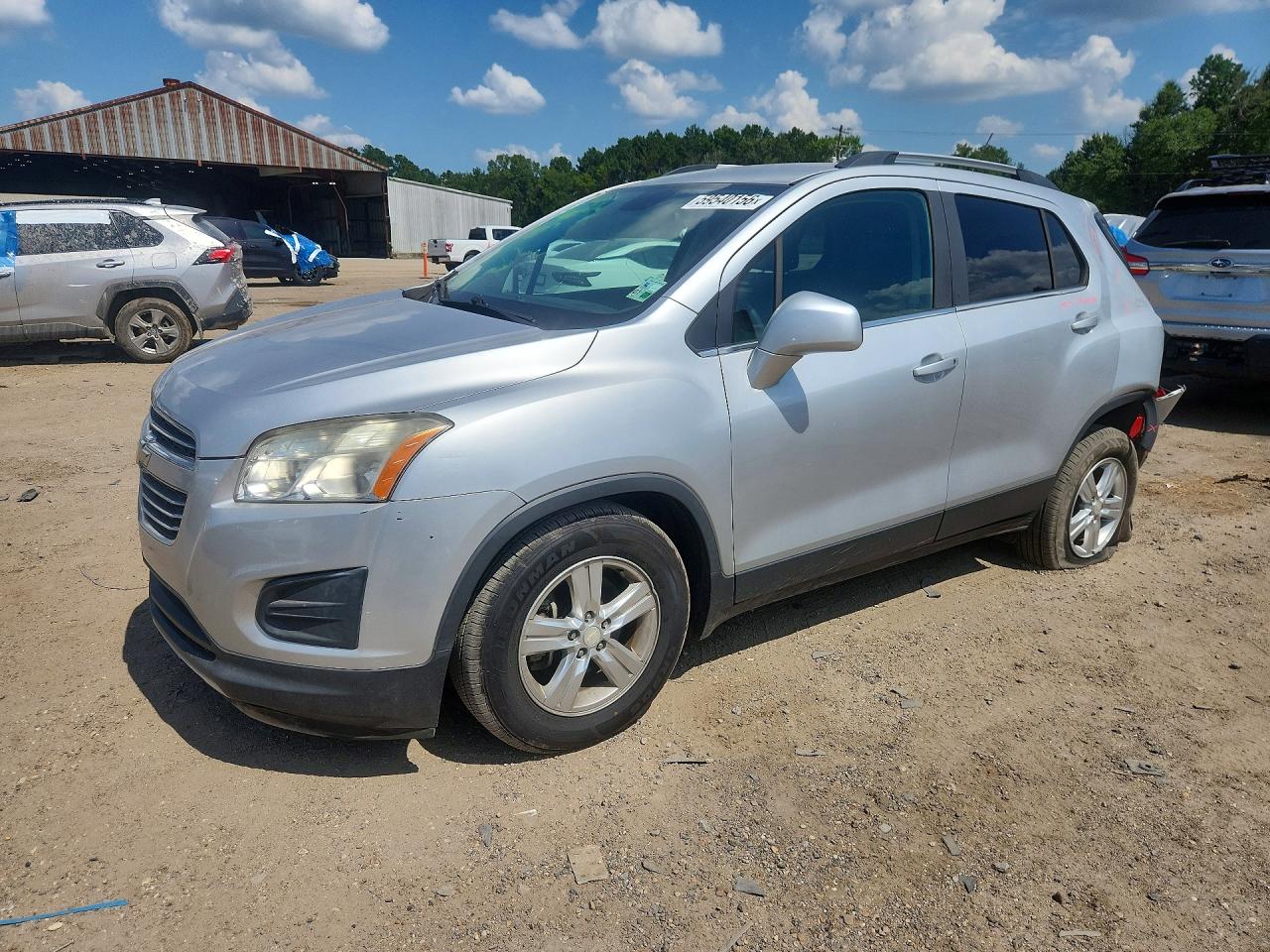 2015 Chevrolet Trax 1lt Silver vin: 3GNCJLSB9FL253279