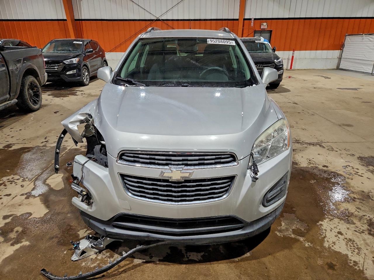 2013 Chevrolet Trax 1lt Silver vin: 3GNCJLSBXDL214410