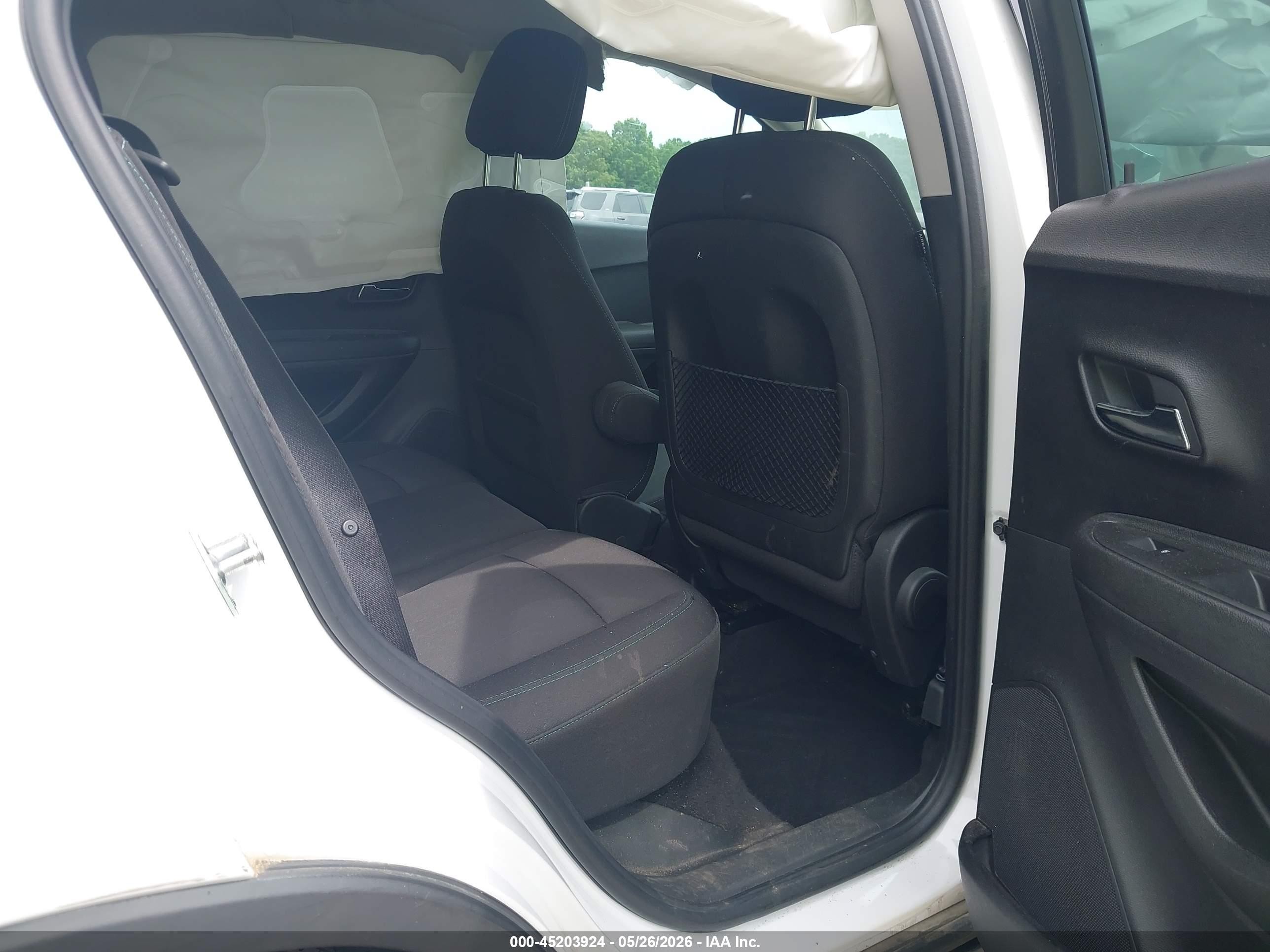 2015 Chevrolet Trax Lt White vin: 3GNCJLSBXFL170864