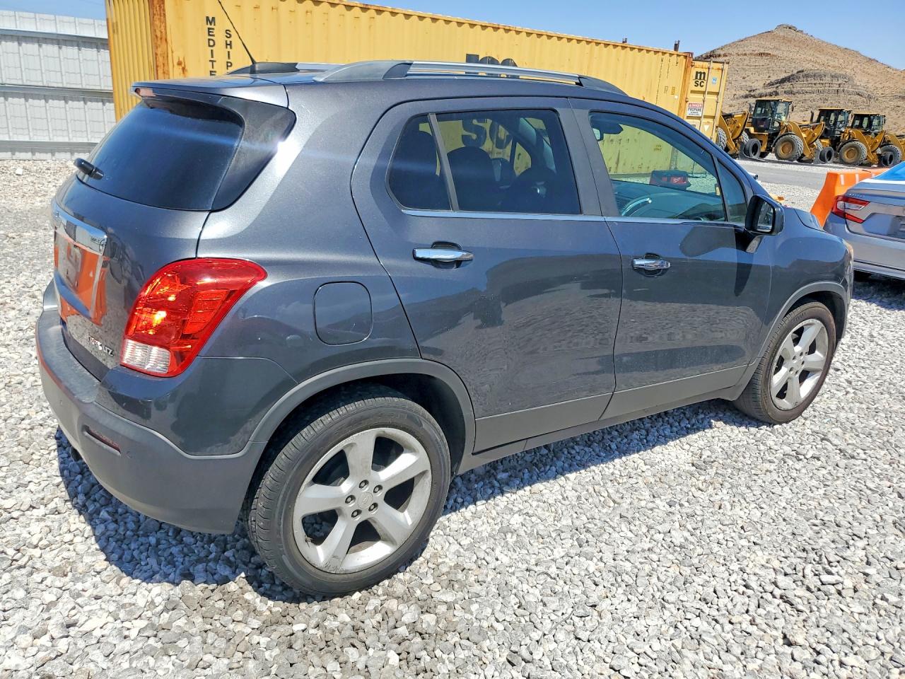 2016 Chevrolet Trax Ltz Gray vin: 3GNCJMSB7GL261260