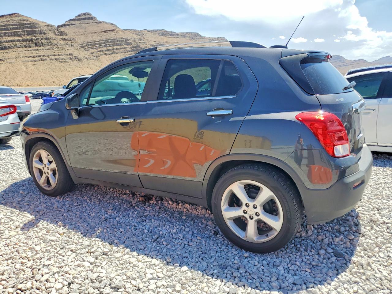 2016 Chevrolet Trax Ltz Gray vin: 3GNCJMSB7GL261260