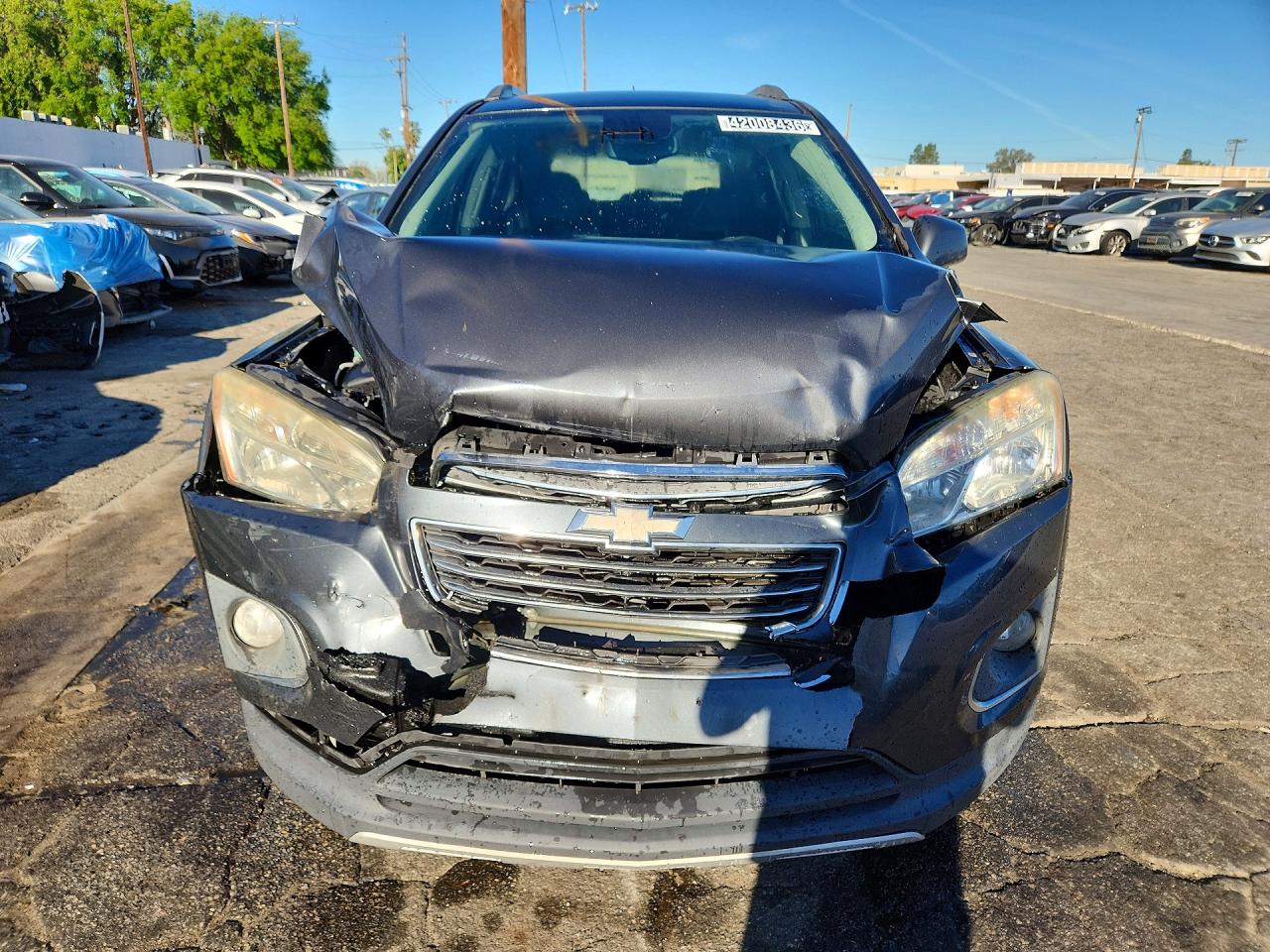 2016 Chevrolet Trax Ltz Black vin: 3GNCJMSB8GL187220