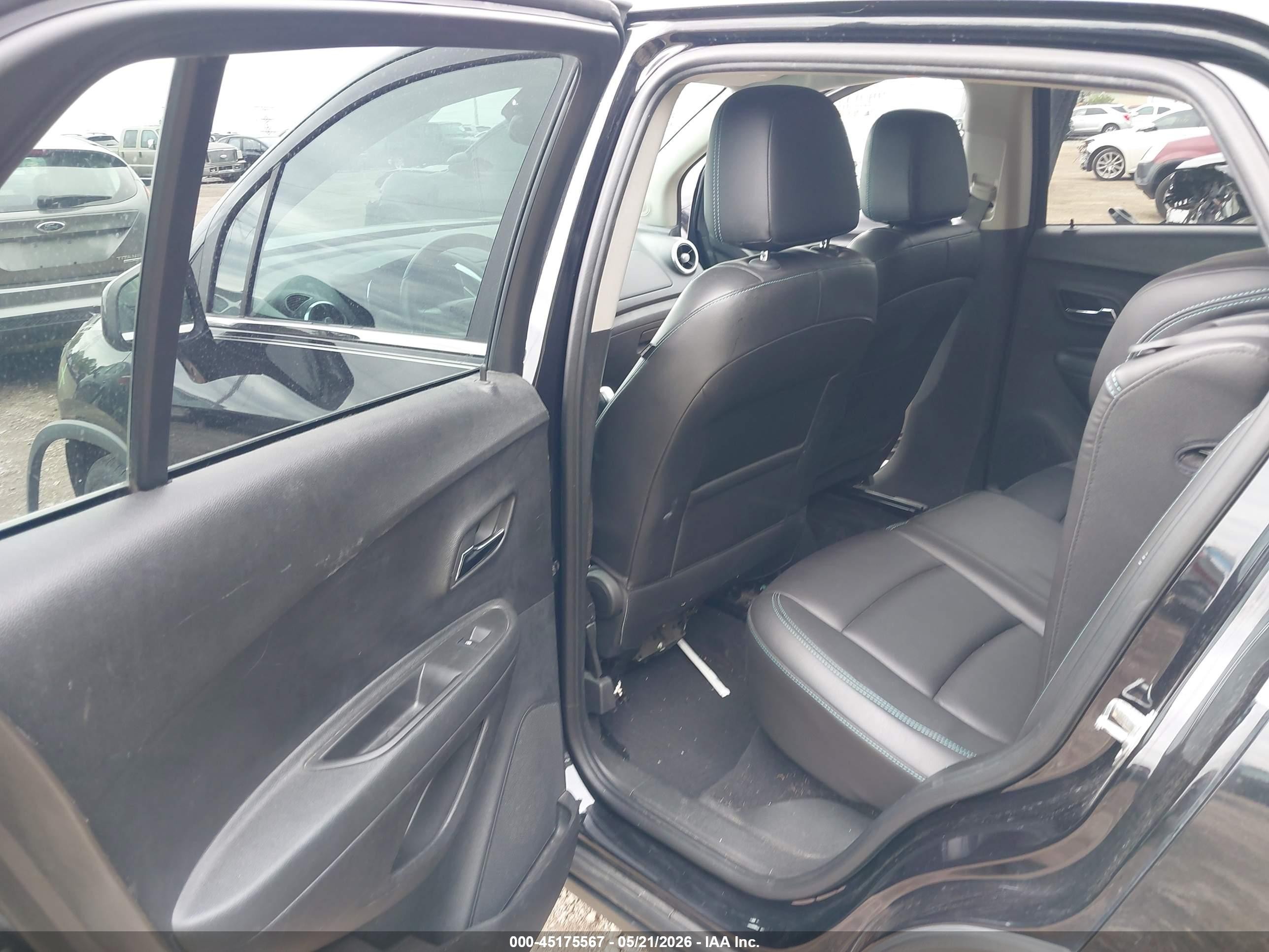 2015 Chevrolet Trax Ltz Black vin: 3GNCJNSB2FL184138