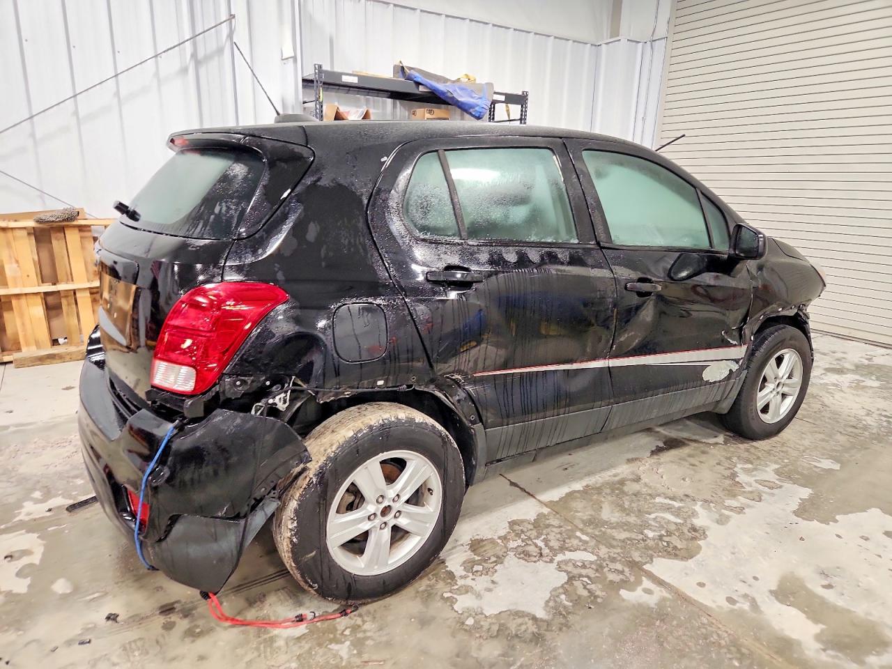 2019 Chevrolet Trax Ls Black vin: 3GNCJNSB9KL258763