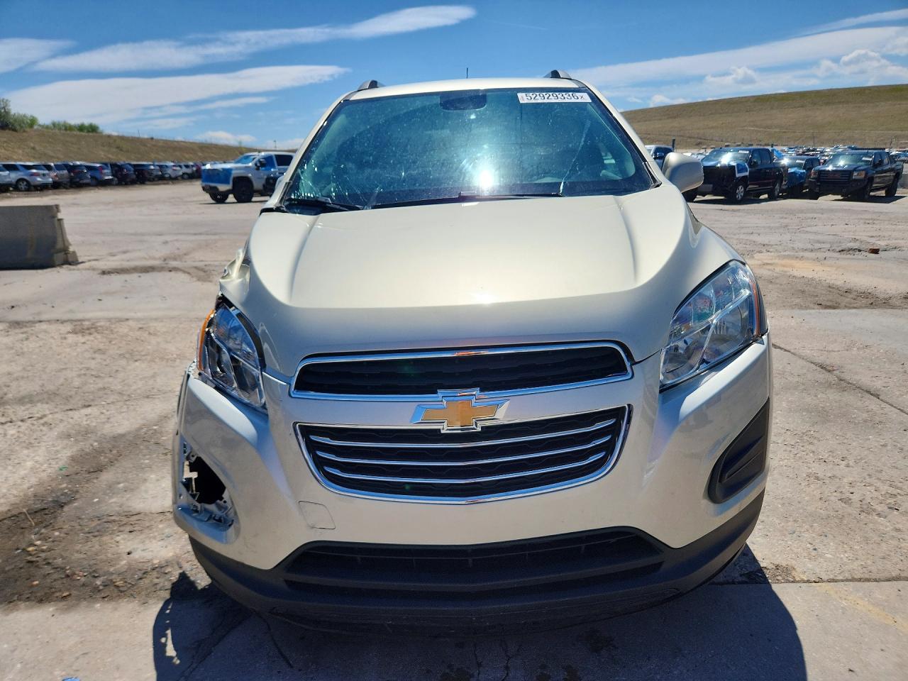 2016 Chevrolet Trax 1lt Кремовый vin: 3GNCJPSB1GL237957