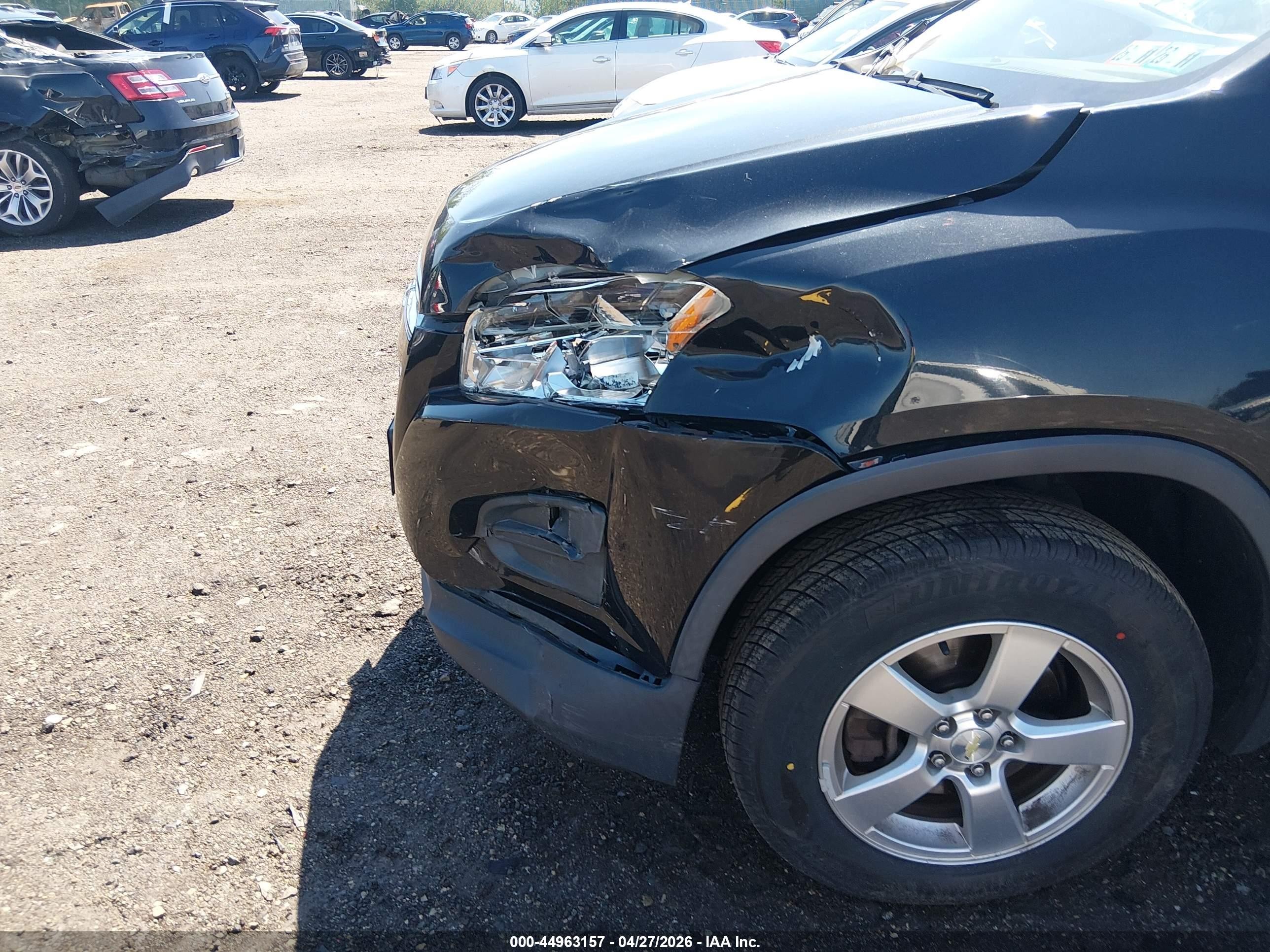 2015 Chevrolet Trax 1ls Черный vin: 3GNCJPSB2FL254507