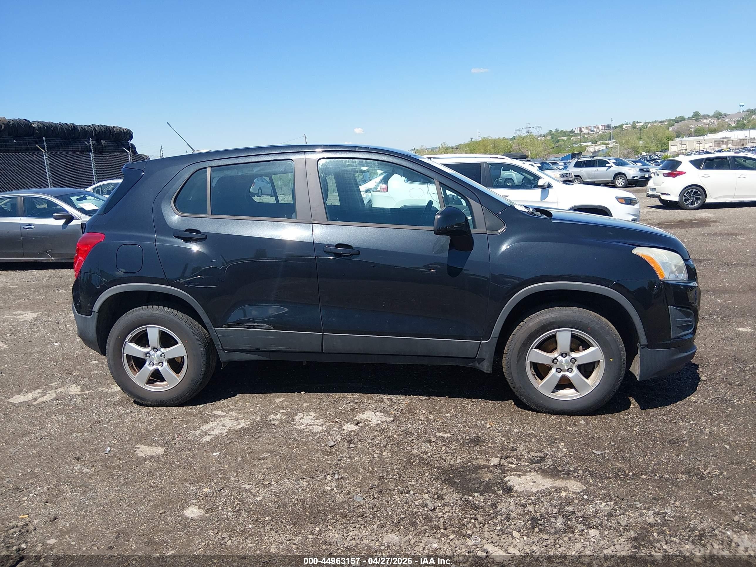 2015 Chevrolet Trax 1ls Черный vin: 3GNCJPSB2FL254507