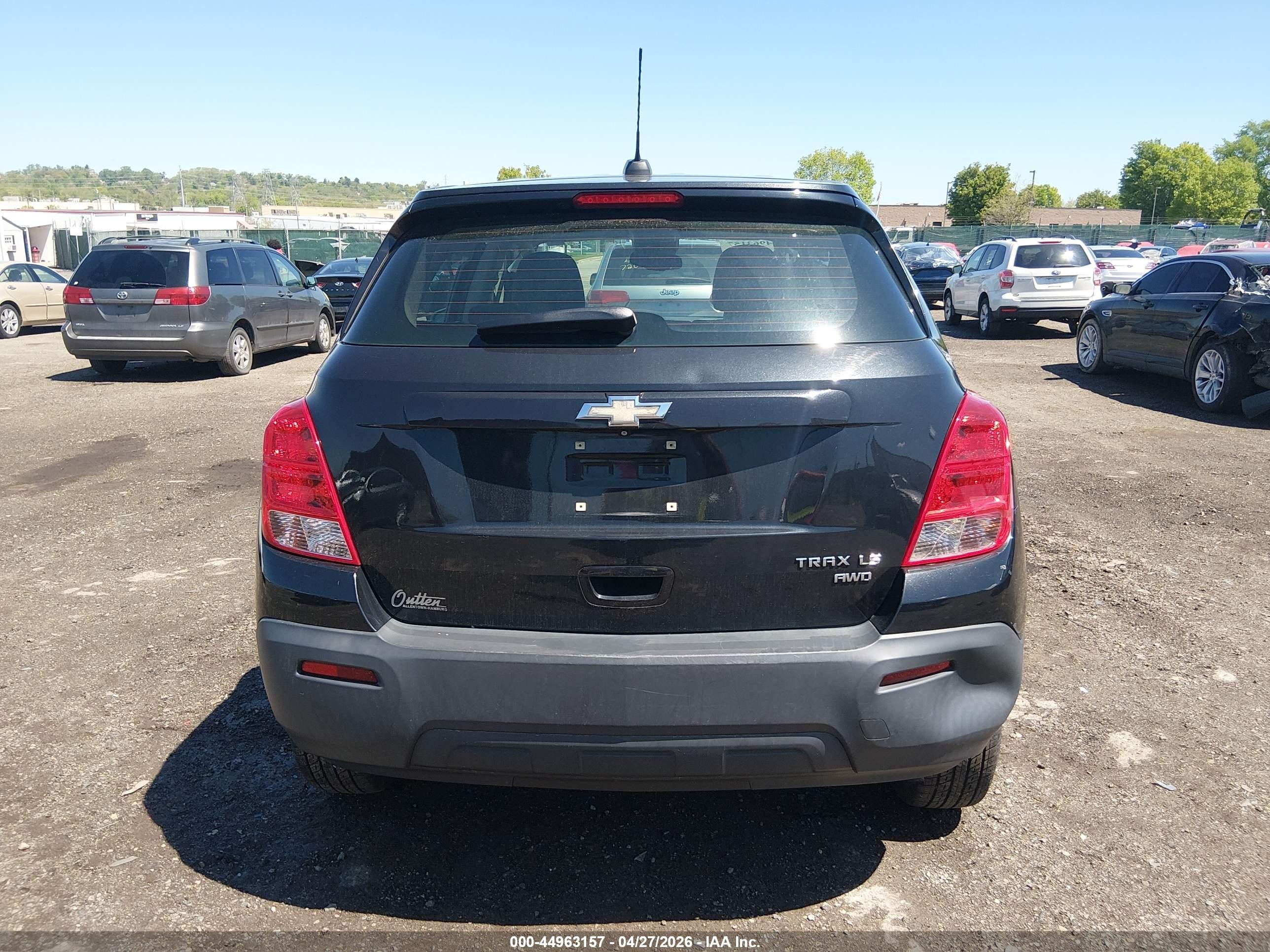 2015 Chevrolet Trax 1ls Черный vin: 3GNCJPSB2FL254507