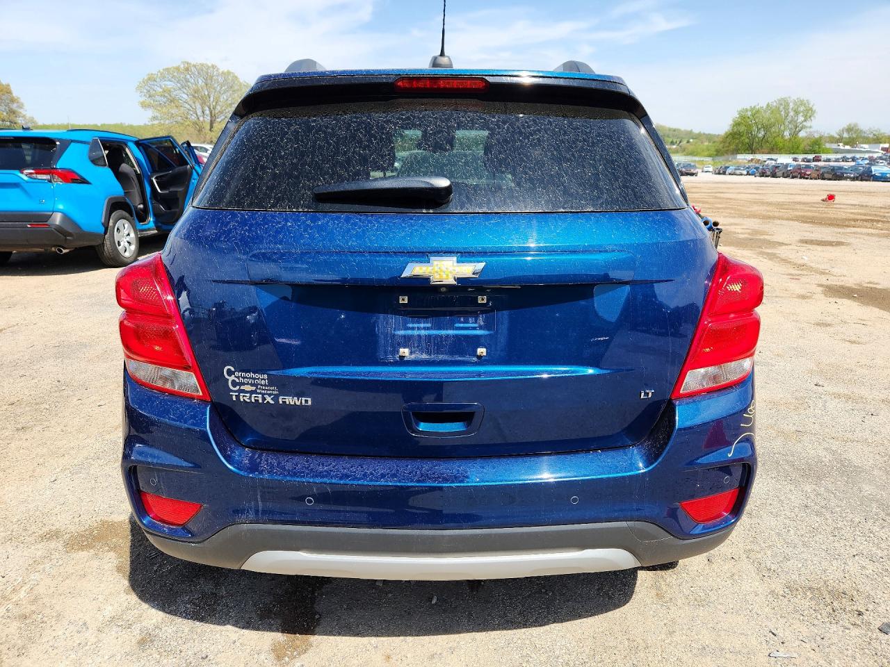 2019 Chevrolet Trax 1lt Blue vin: 3GNCJPSB2KL180273