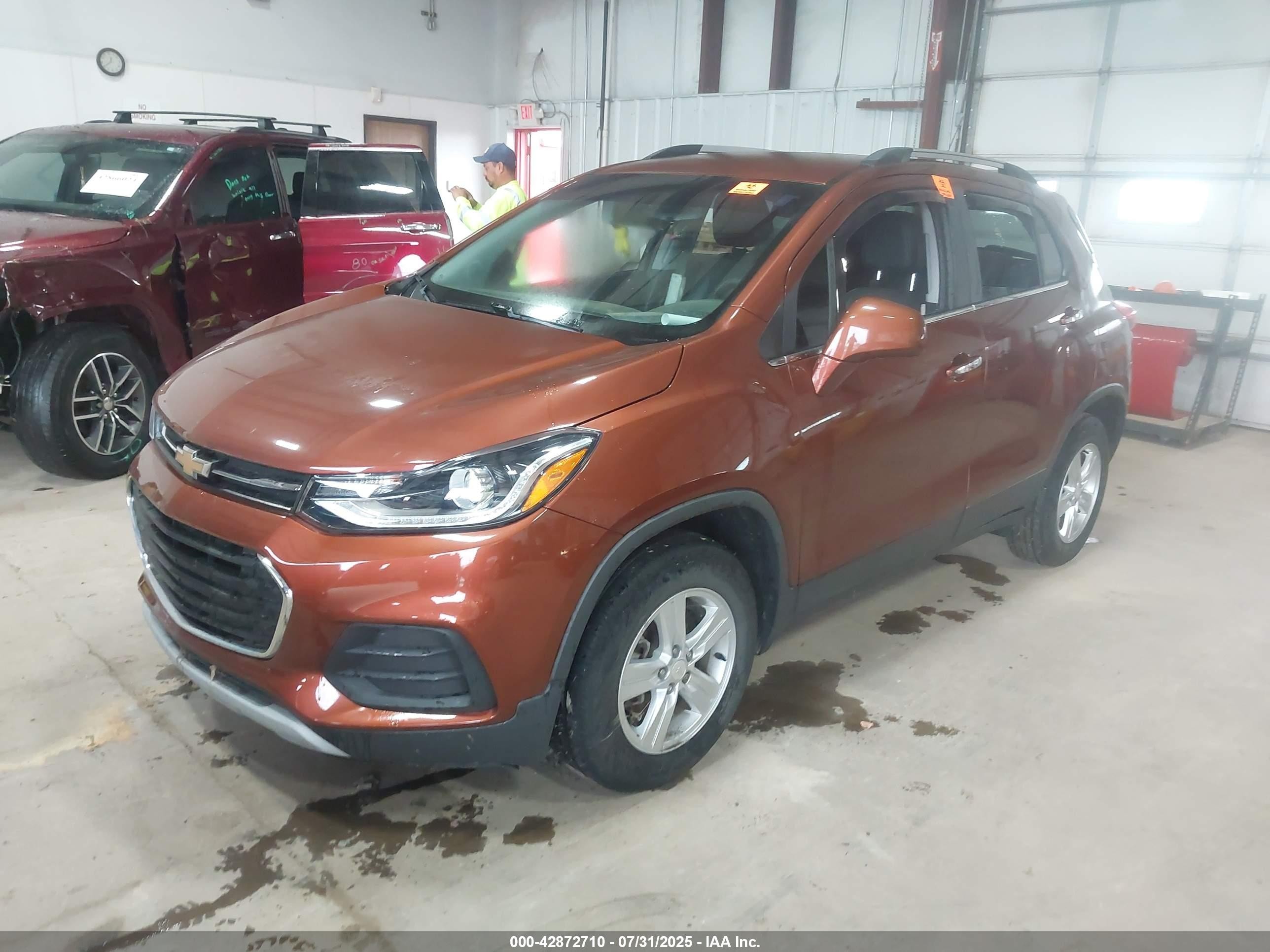 2019 Chevrolet Trax Lt Orange vin: 3GNCJPSB2KL254680