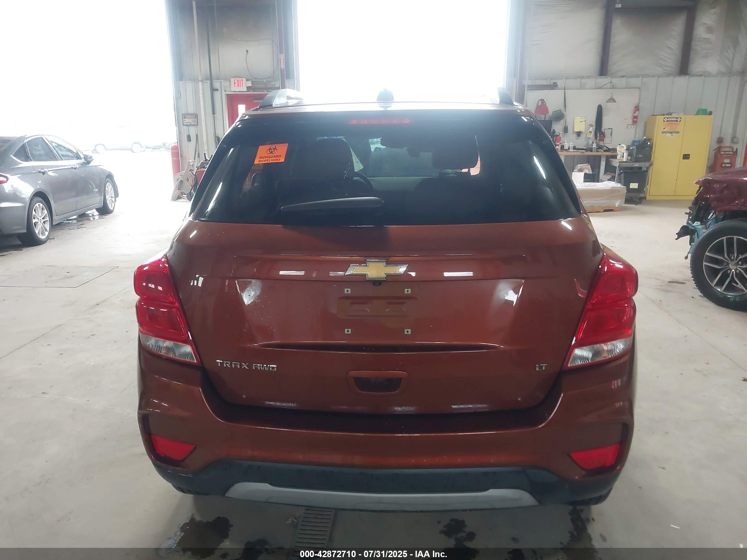 2019 Chevrolet Trax Lt Orange vin: 3GNCJPSB2KL254680
