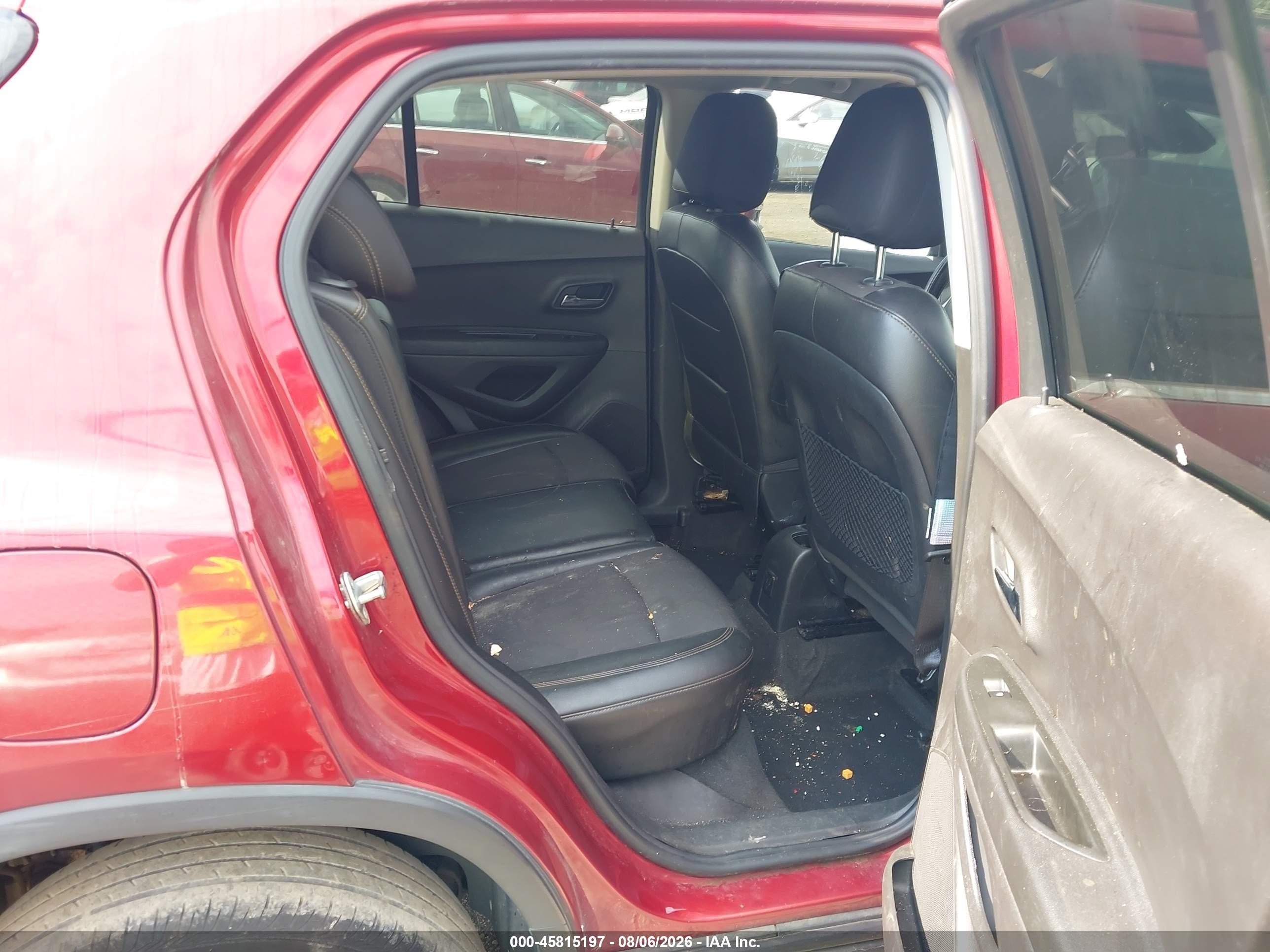 2018 Chevrolet Trax Lt Бордовый vin: 3GNCJPSB3JL151802