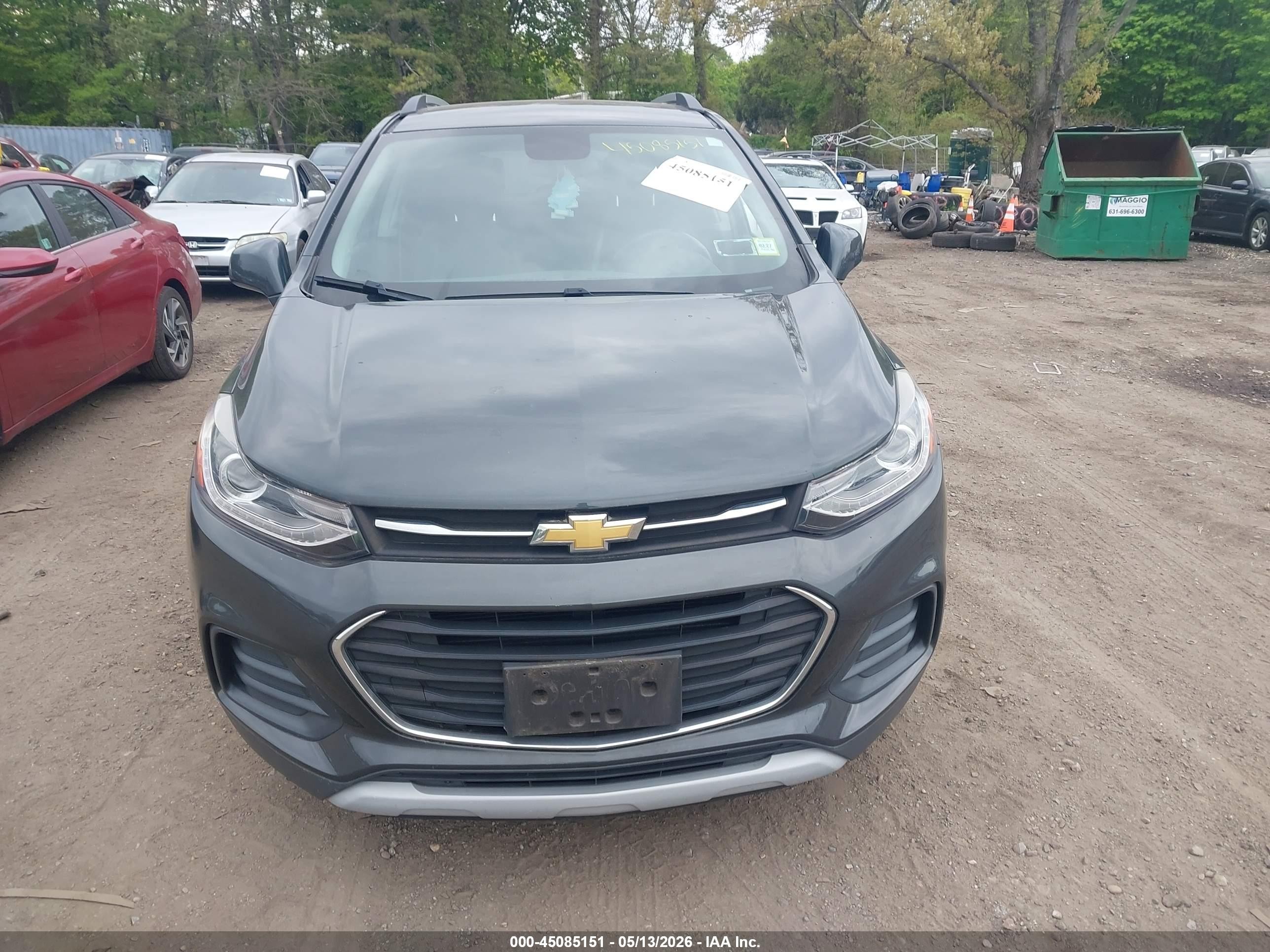 2018 Chevrolet Trax Lt Gray vin: 3GNCJPSB3JL257747