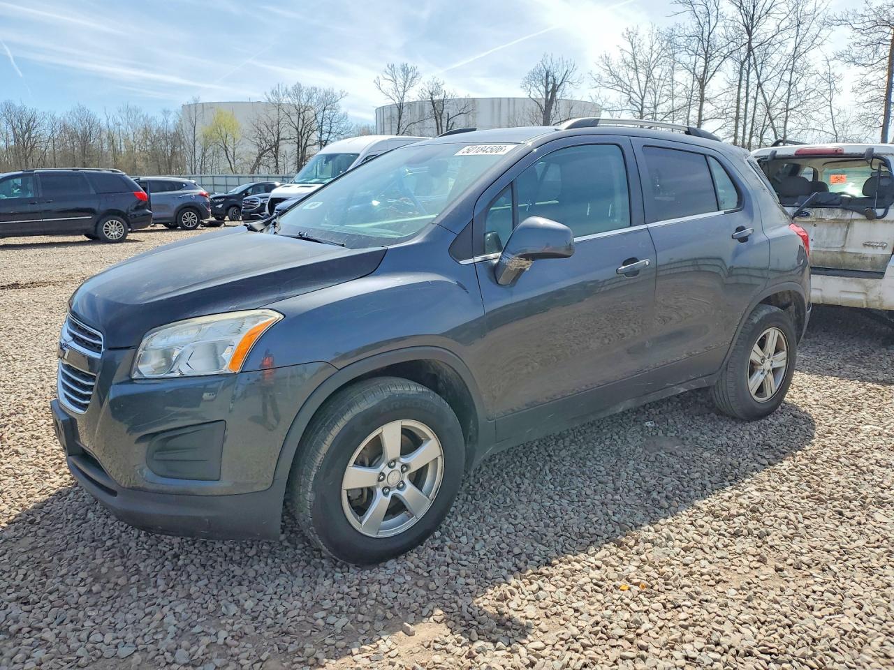 2016 Chevrolet Trax 1lt Gray vin: 3GNCJPSB5GL145797