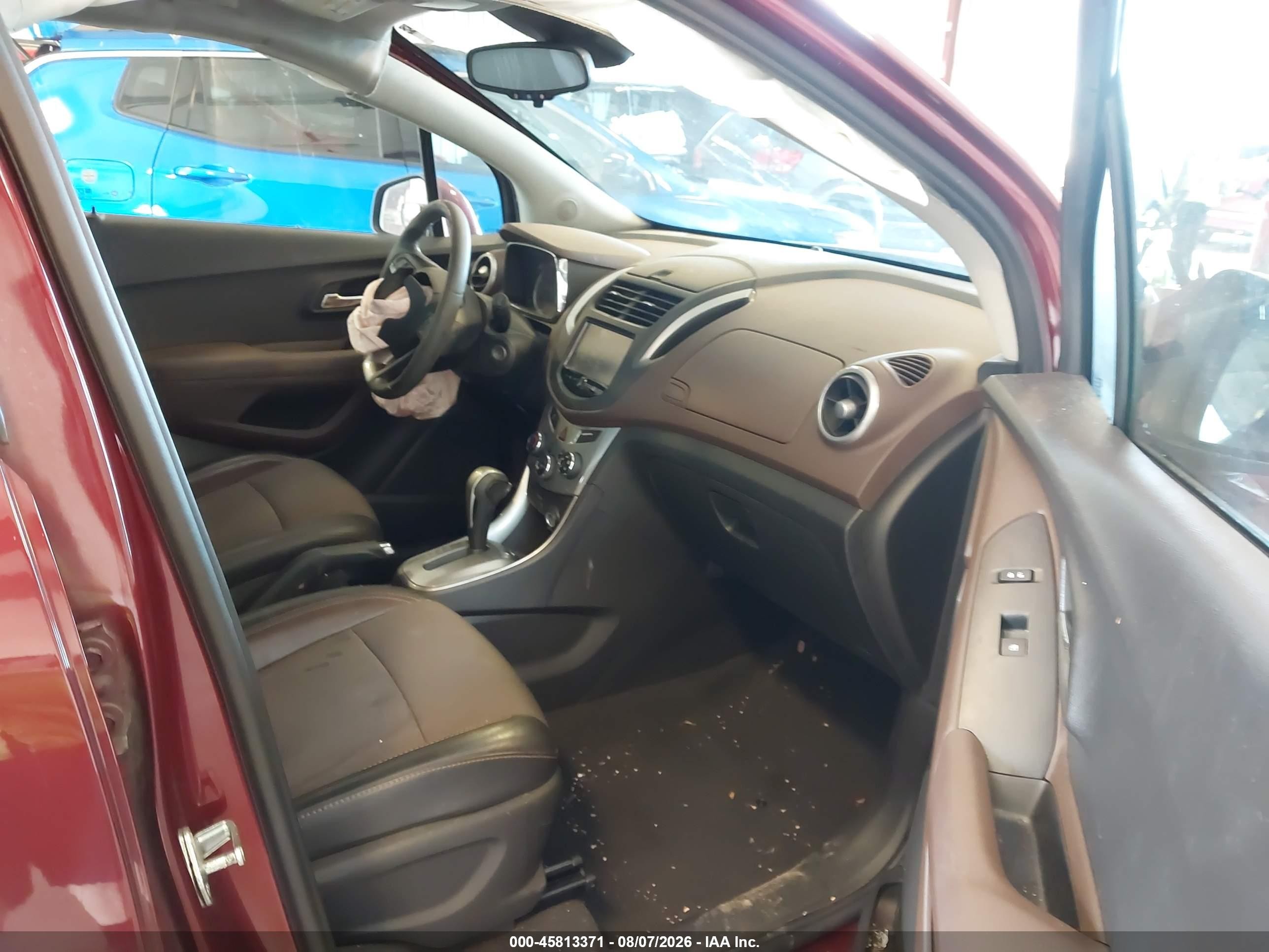 2016 Chevrolet Trax Lt Red vin: 3GNCJPSB6GL243169