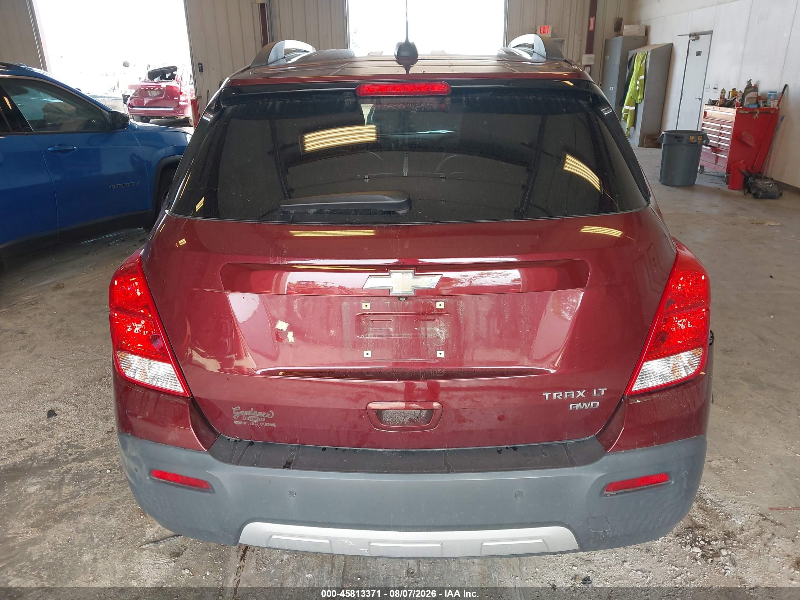 2016 Chevrolet Trax Lt Red vin: 3GNCJPSB6GL243169