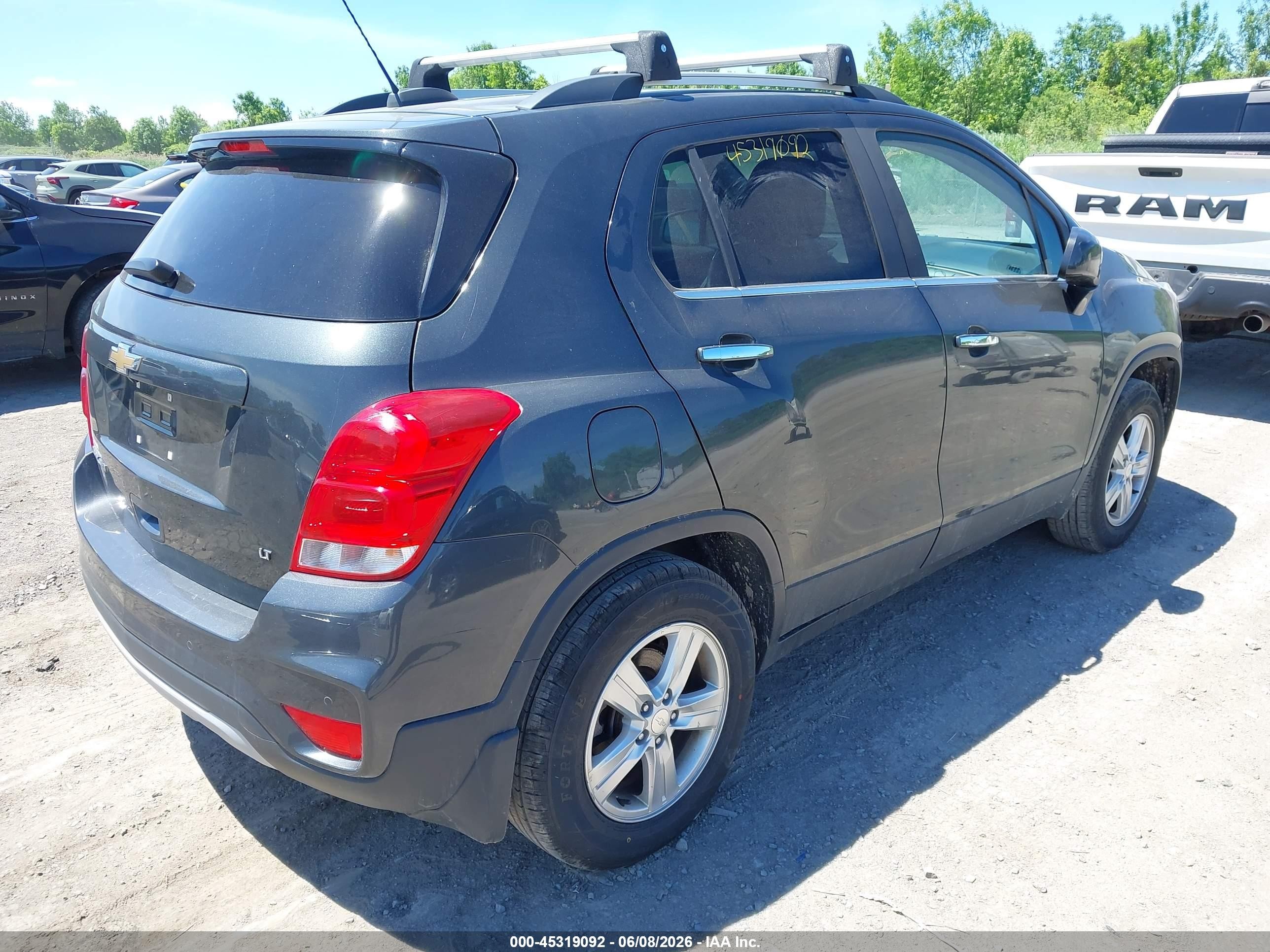 2019 Chevrolet Trax Lt Gray vin: 3GNCJPSB7KL345864