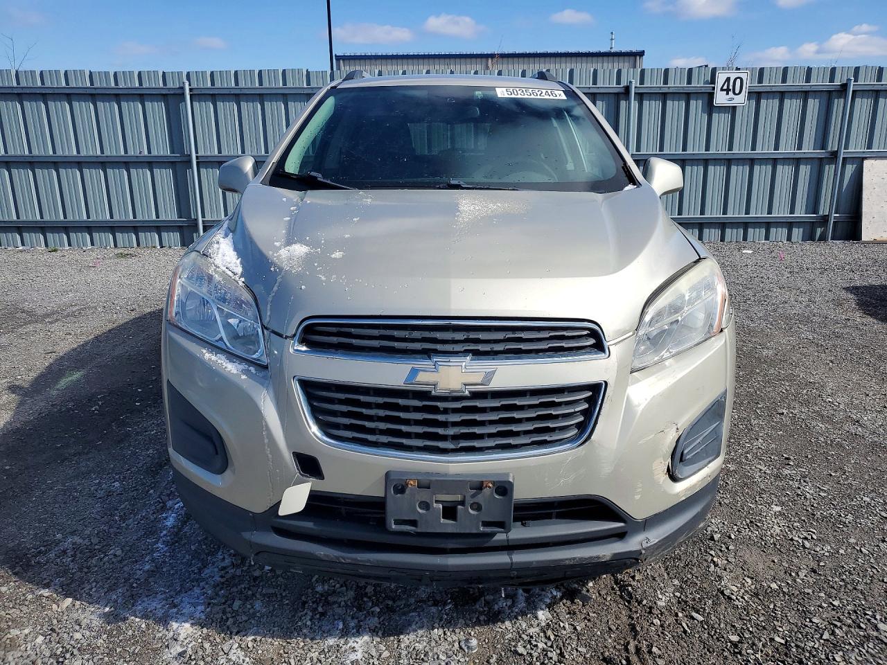 2013 Chevrolet Trax 1lt Бежевый vin: 3GNCJPSB9DL199275