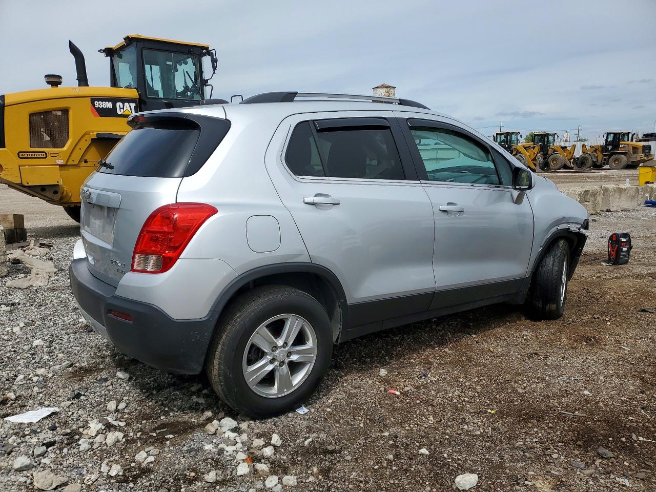 2016 Chevrolet Trax 1lt Silver vin: 3GNCJPSB9GL185610